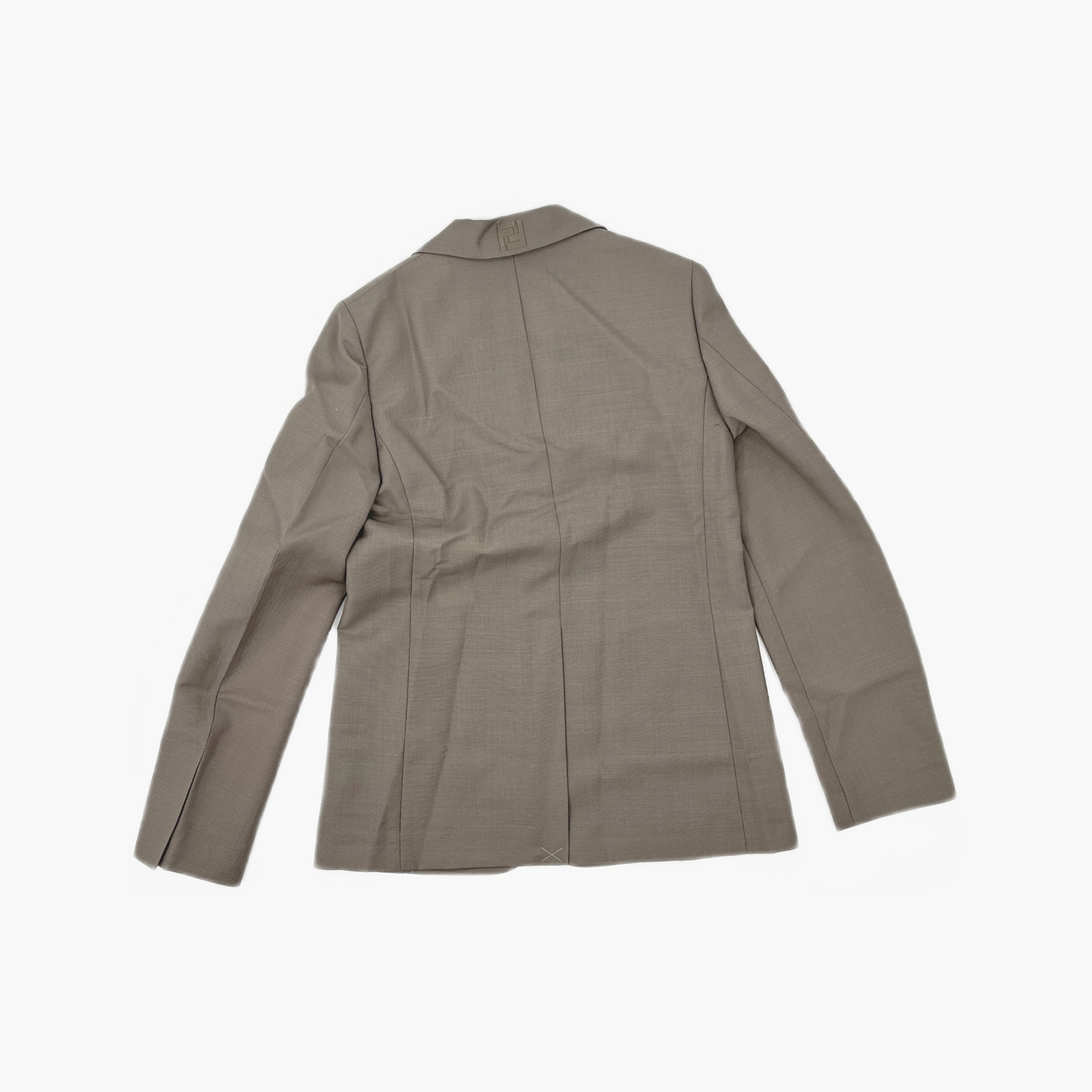 Fendi Fendi Gray Blazer Size 38 Size XS / US 0-2 / IT 36-38 - 2 Thumbnail