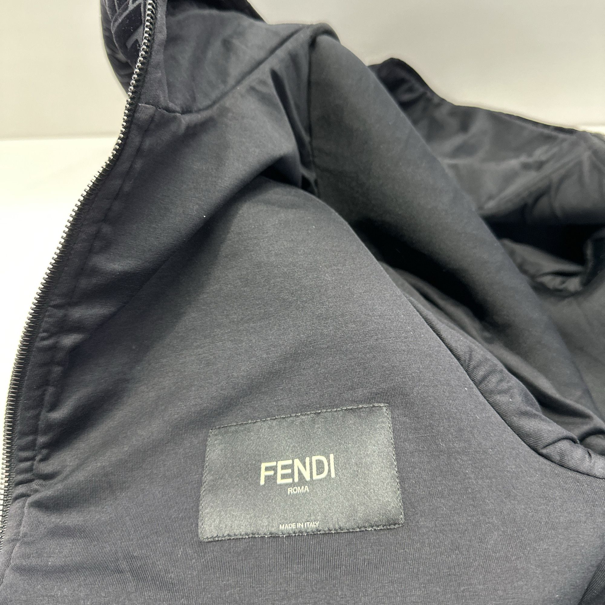 Fendi Fendi FF Logo Zip-Up Hoodie Size M Size US M / EU 48-50 / 2 - 3 Thumbnail