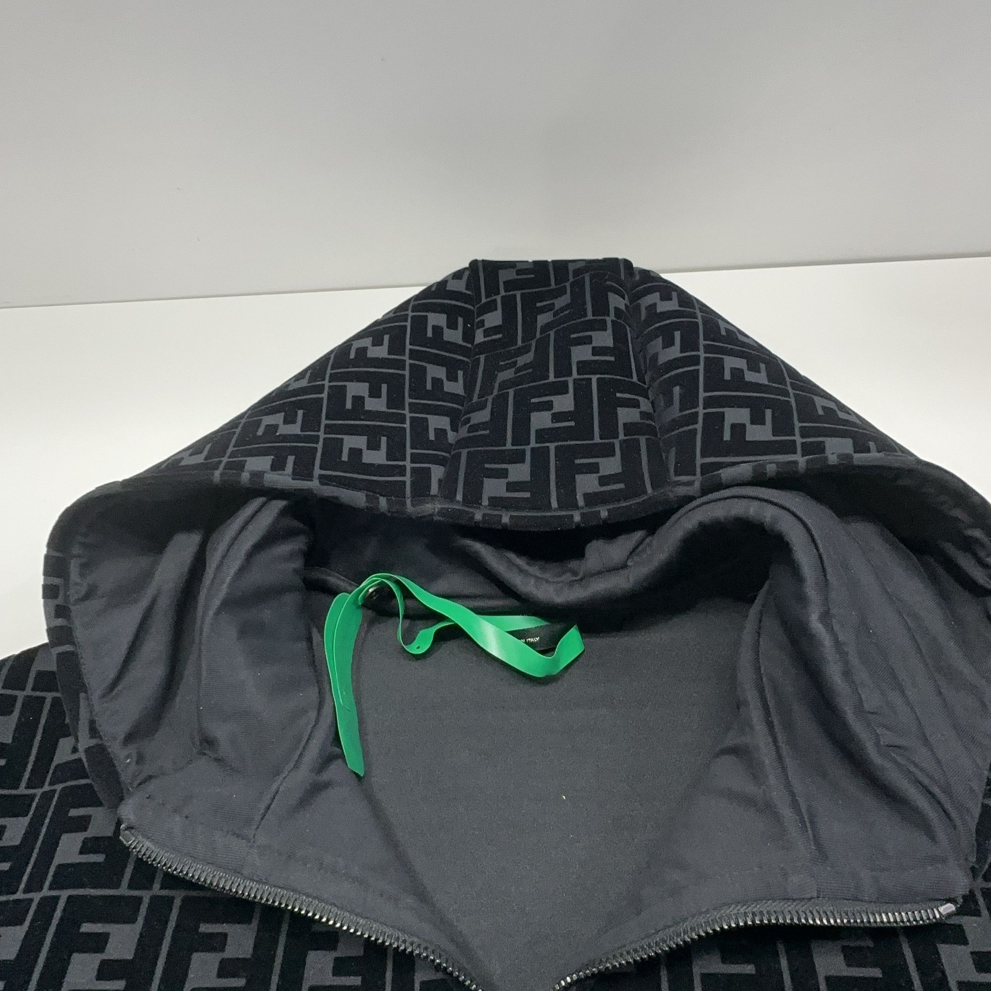 Fendi Fendi FF Logo Zip-Up Hoodie Size M Size US M / EU 48-50 / 2 - 6 Thumbnail