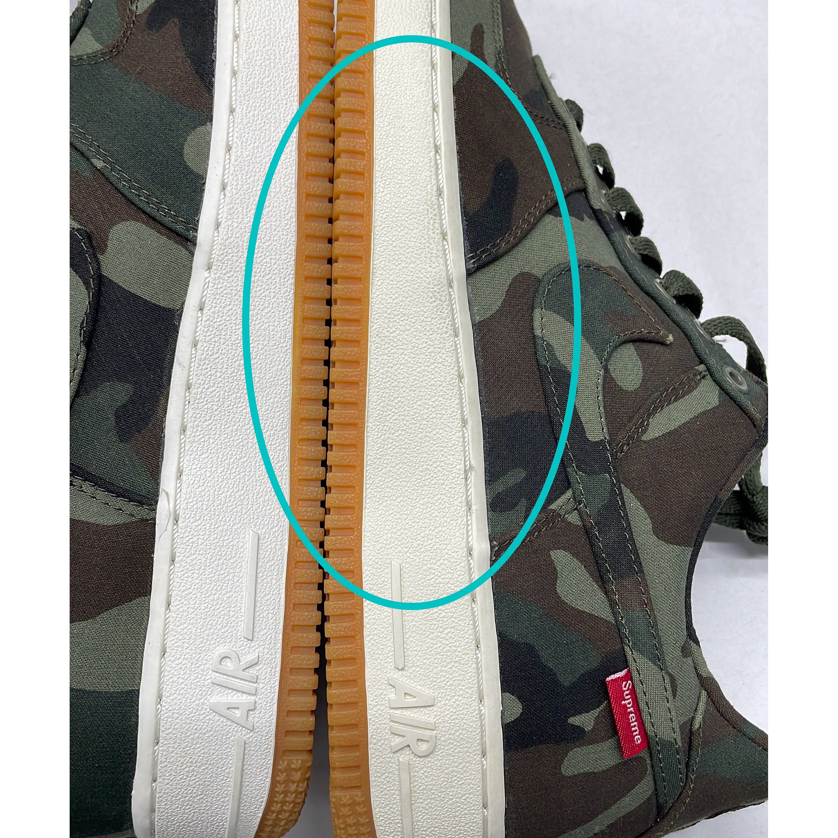 Nike Supreme x Nike Air Force 1 Camo Low-Top Sneakers US 9.5 Size US 10 / EU 43 - 11 Thumbnail