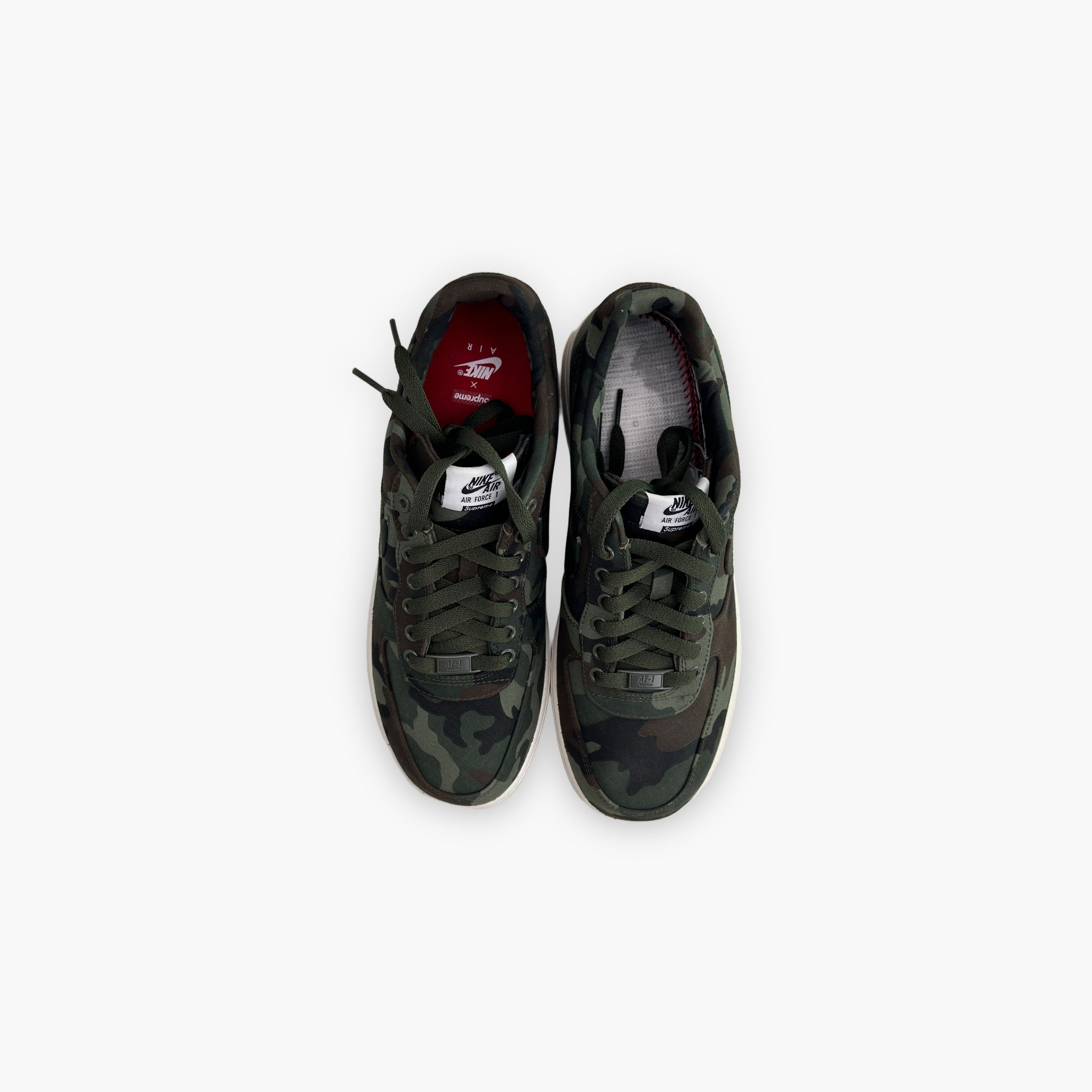 Nike Supreme x Nike Air Force 1 Camo Low-Top Sneakers US 9.5 Size US 10 / EU 43 - 9 Thumbnail