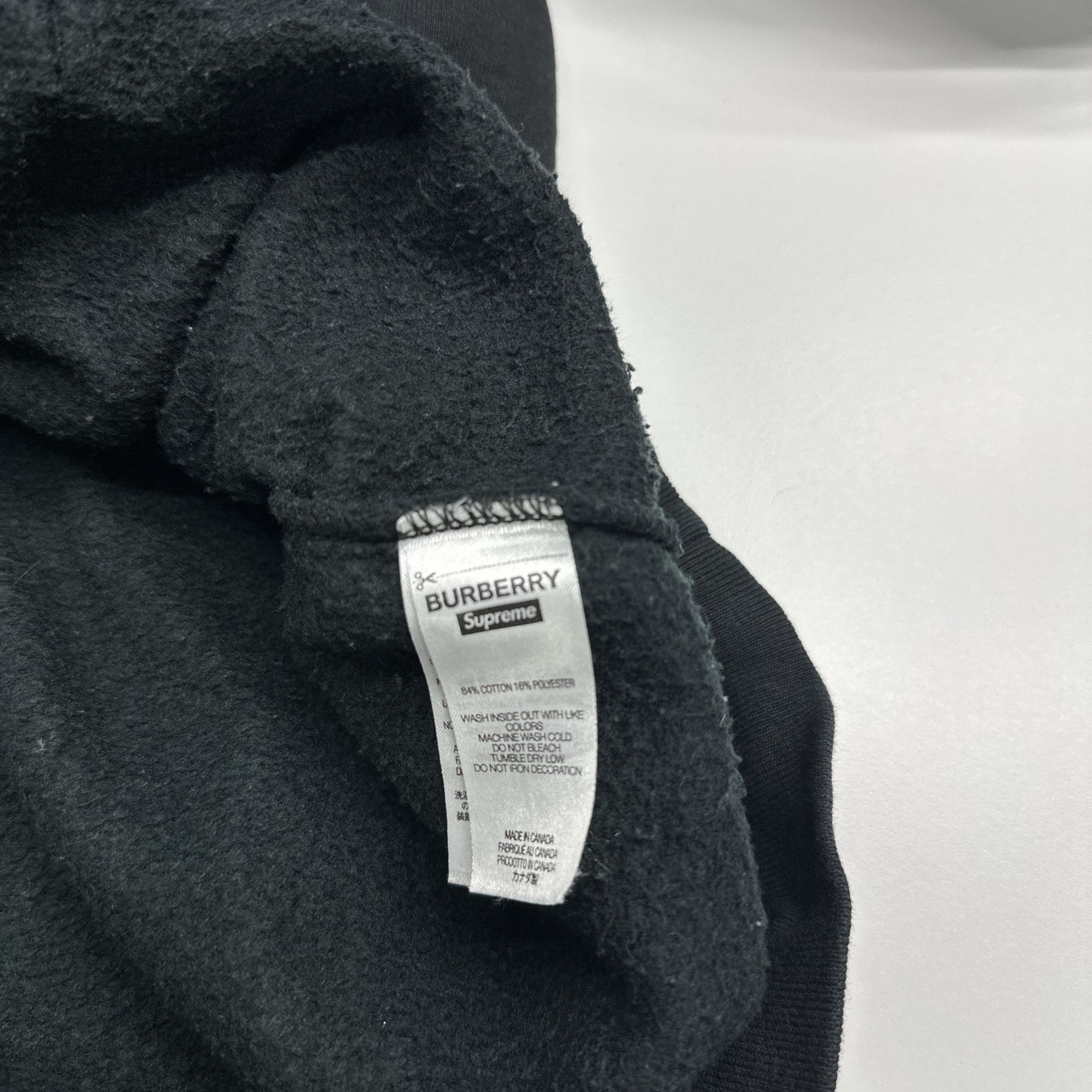 Supreme Supreme x Burberry Box Logo Hoodie Size XL Size US XL / EU 56 / 4 - 5 Thumbnail