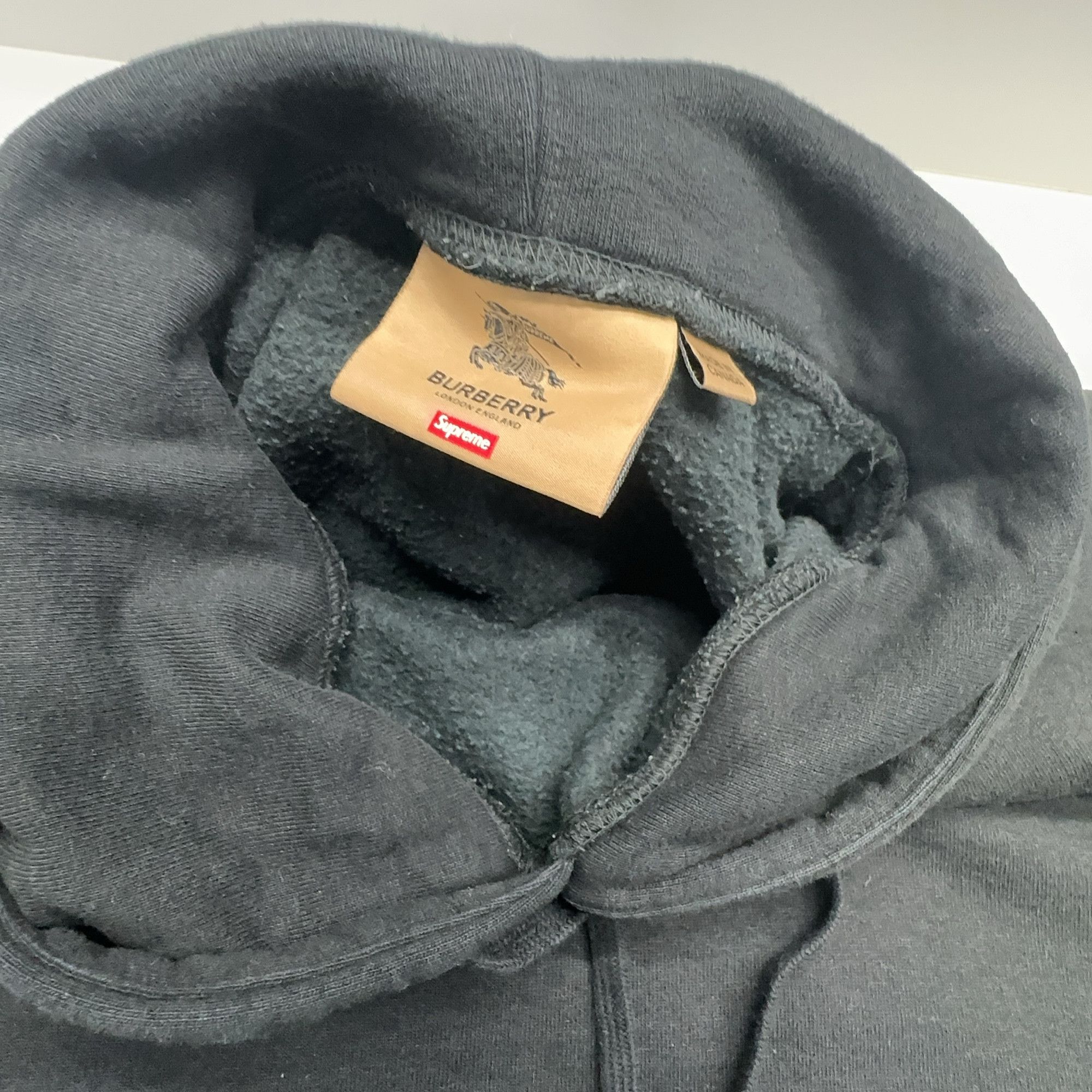 Supreme Supreme x Burberry Box Logo Hoodie Size XL Size US XL / EU 56 / 4 - 6 Thumbnail