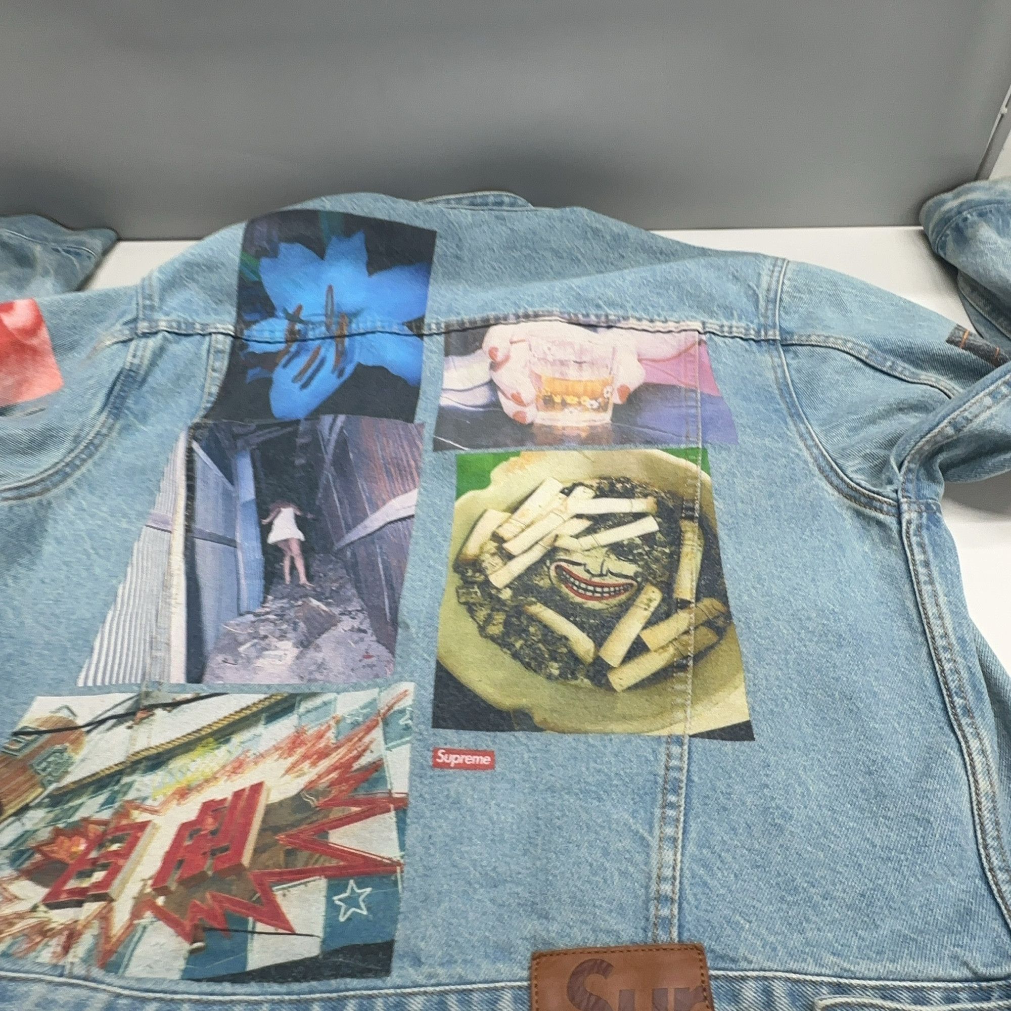 Supreme Supreme Collage Graphic Denim Jacket Size L Size US L / EU 52-54 / 3 - 11 Thumbnail