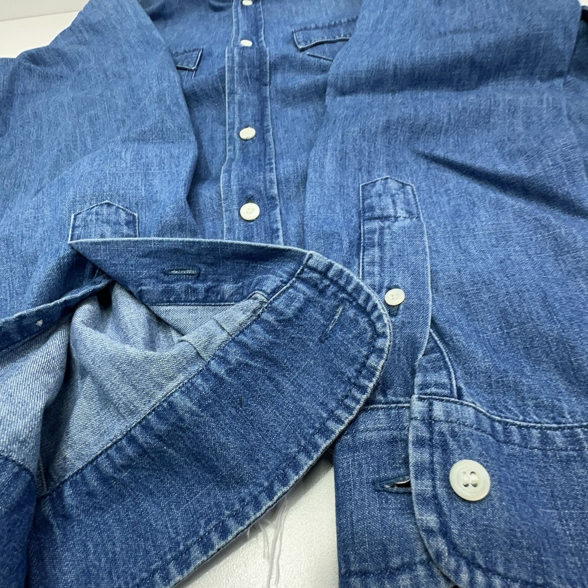 Miu Miu Miu Miu Logo Denim Shirt Size 42 Size M / US 6-8 / IT 42-44 - 6 Thumbnail