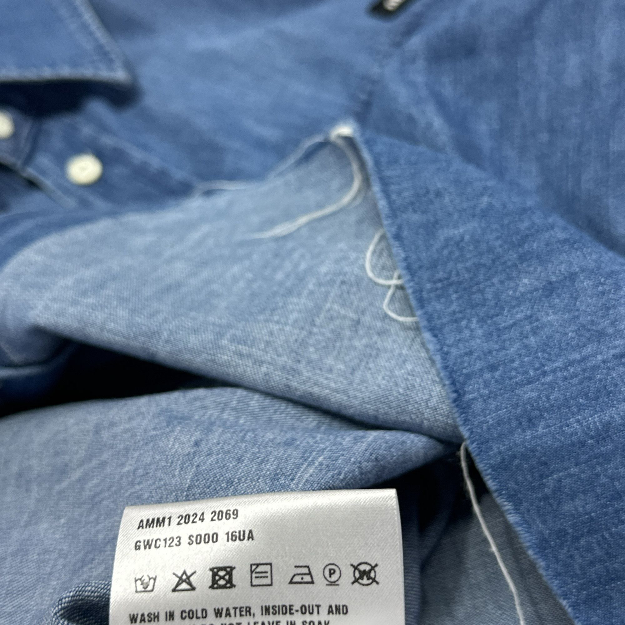 Miu Miu Miu Miu Logo Denim Shirt Size 42 Size M / US 6-8 / IT 42-44 - 5 Thumbnail