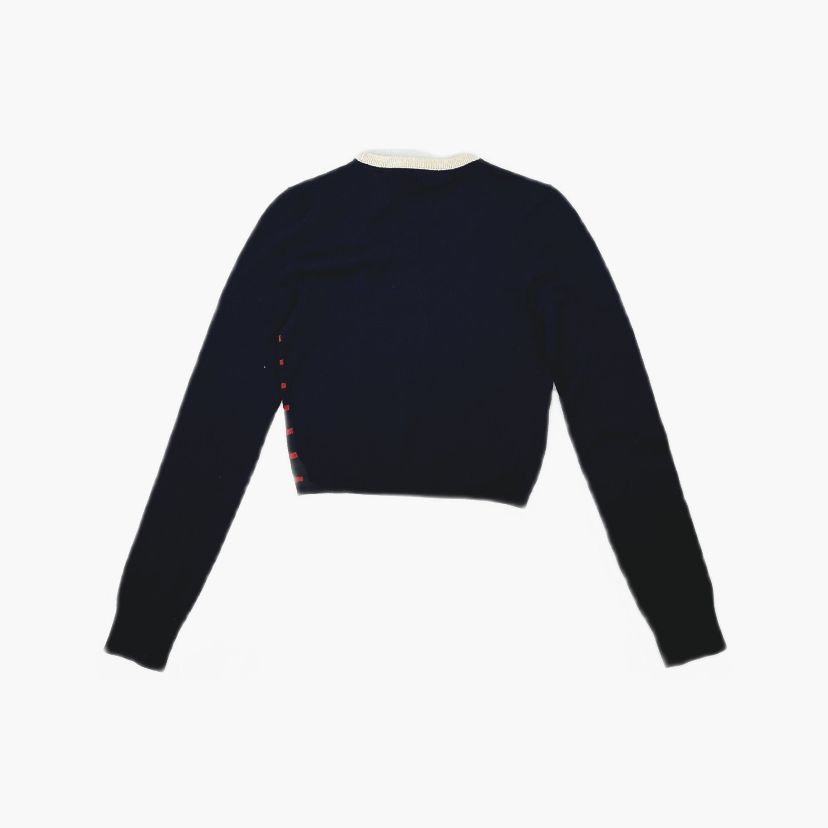 Miu Miu Miu Miu Striped Logo Knit Sweater Size 36 Size XS / US 0-2 / IT 36-38 - 2 Thumbnail