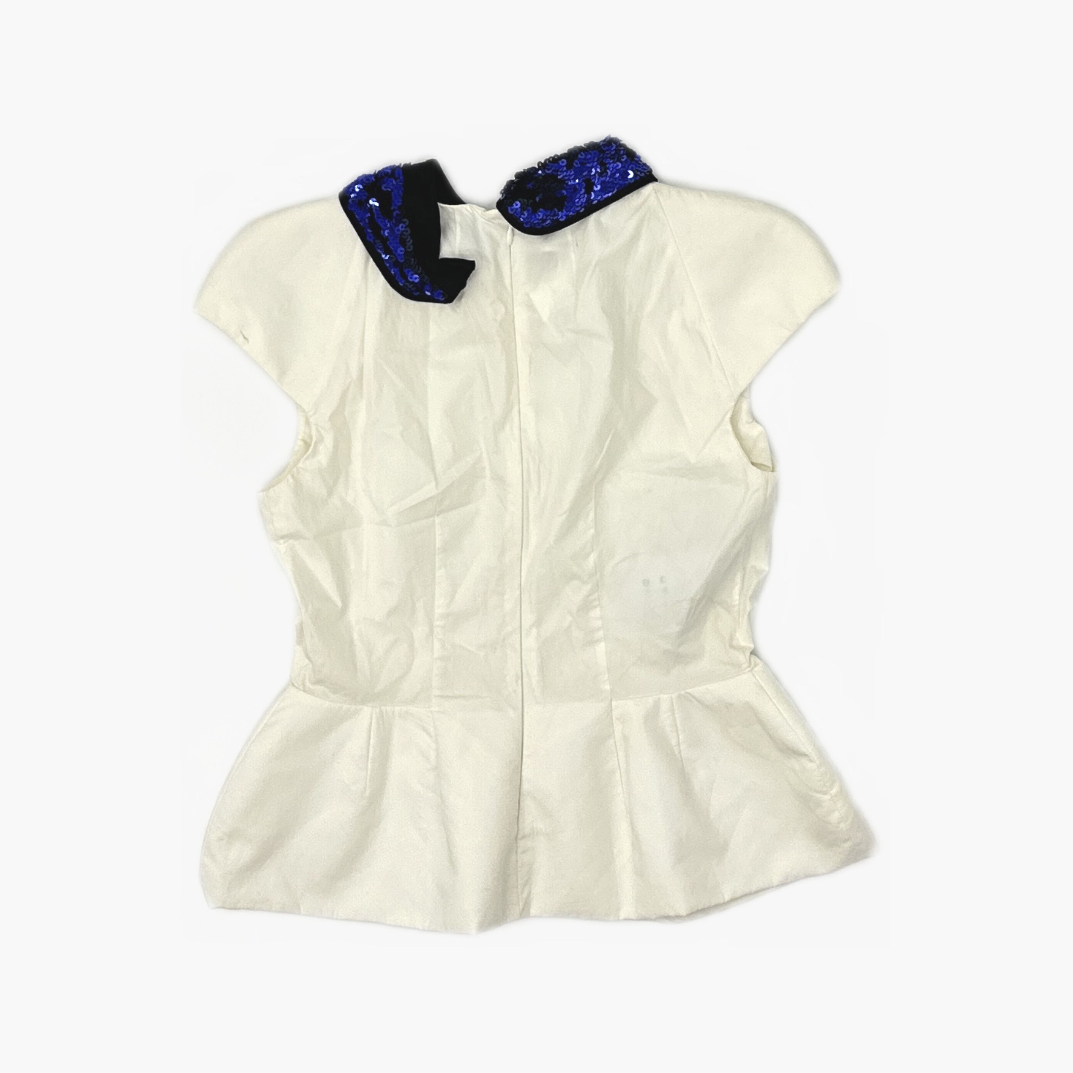 Miu Miu Miu Miu Sequin Collar Blouse Size 38 Size XS / US 0-2 / IT 36-38 - 2 Thumbnail