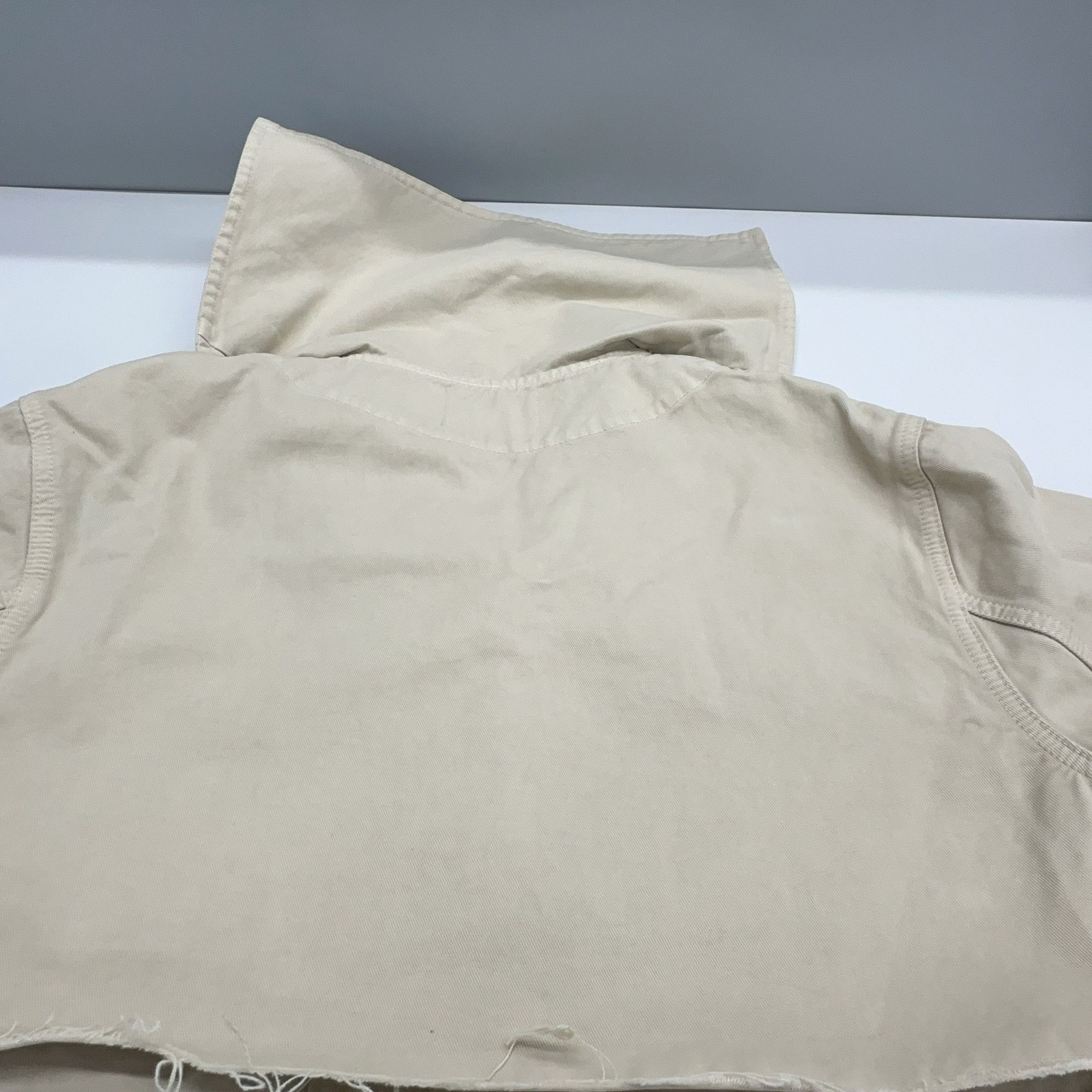 Miu Miu Miu Miu Beige Cotton Sailor Collar Jacket Size 40 Size S / US 4 / IT 40 - 8 Thumbnail