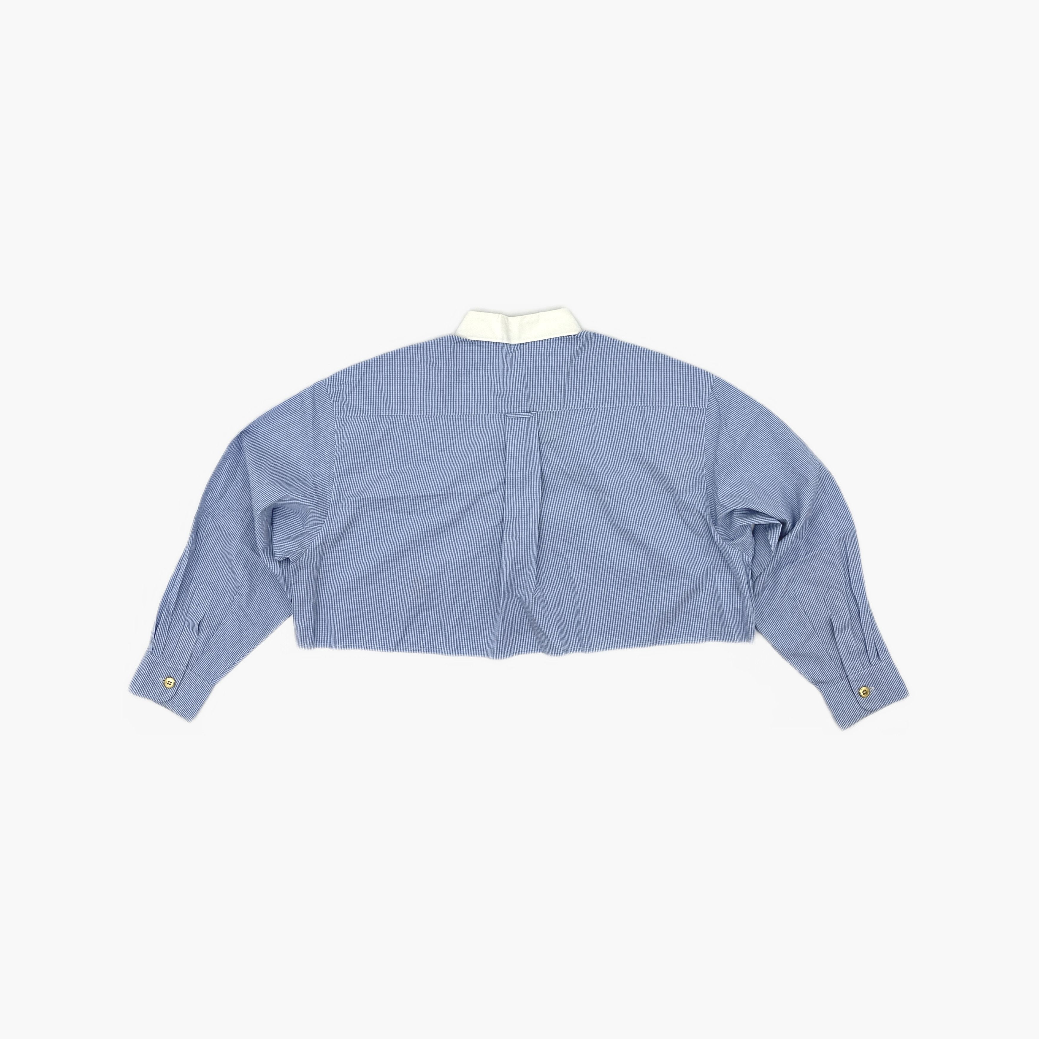 Miu Miu Miu Miu Blue Gingham Button Up Shirt Size 40 Size S / US 4 / IT 40 - 2 Thumbnail