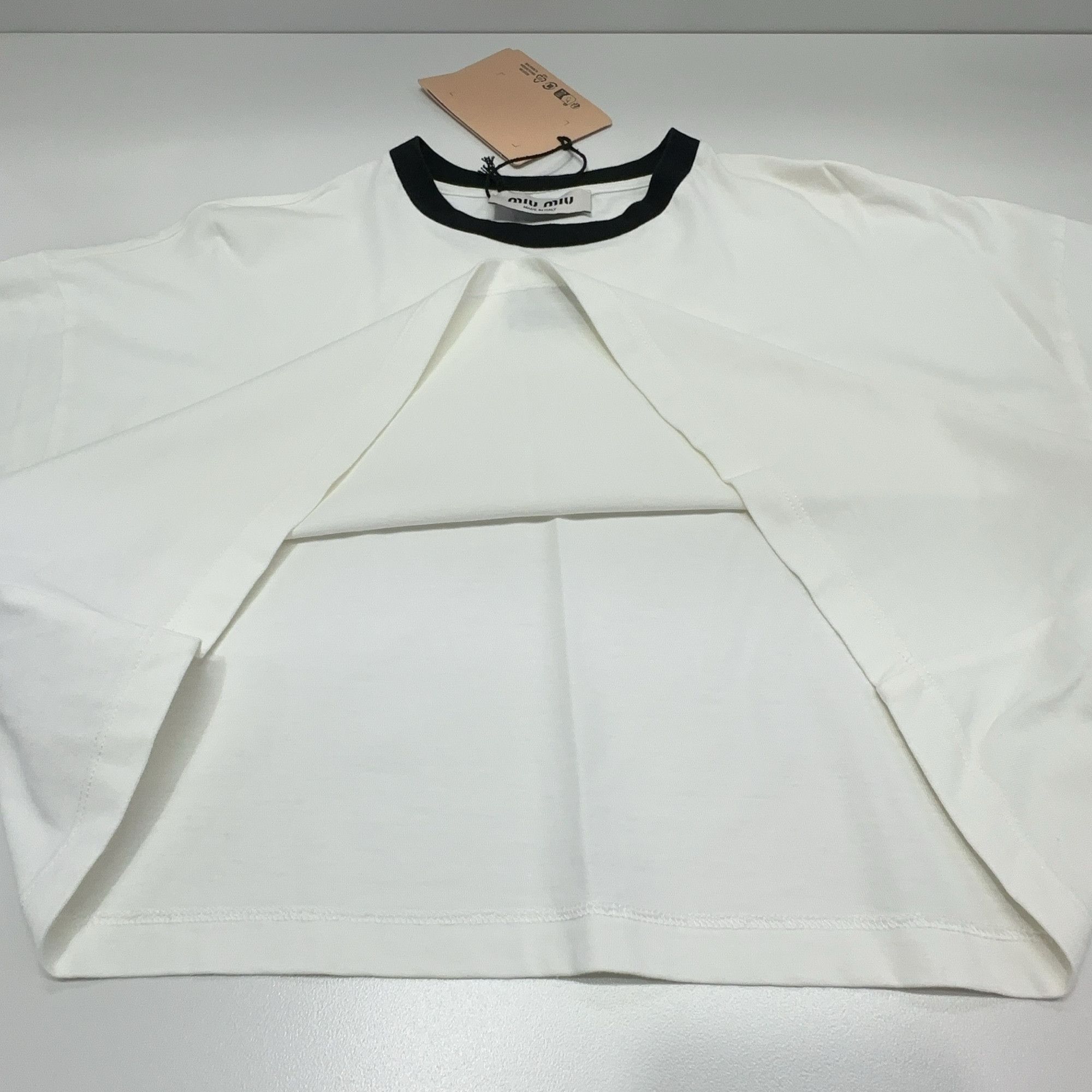 Miu Miu Miu Miu Logo Print T-Shirt Size XS Size XS / US 0-2 / IT 36-38 - 15 Thumbnail