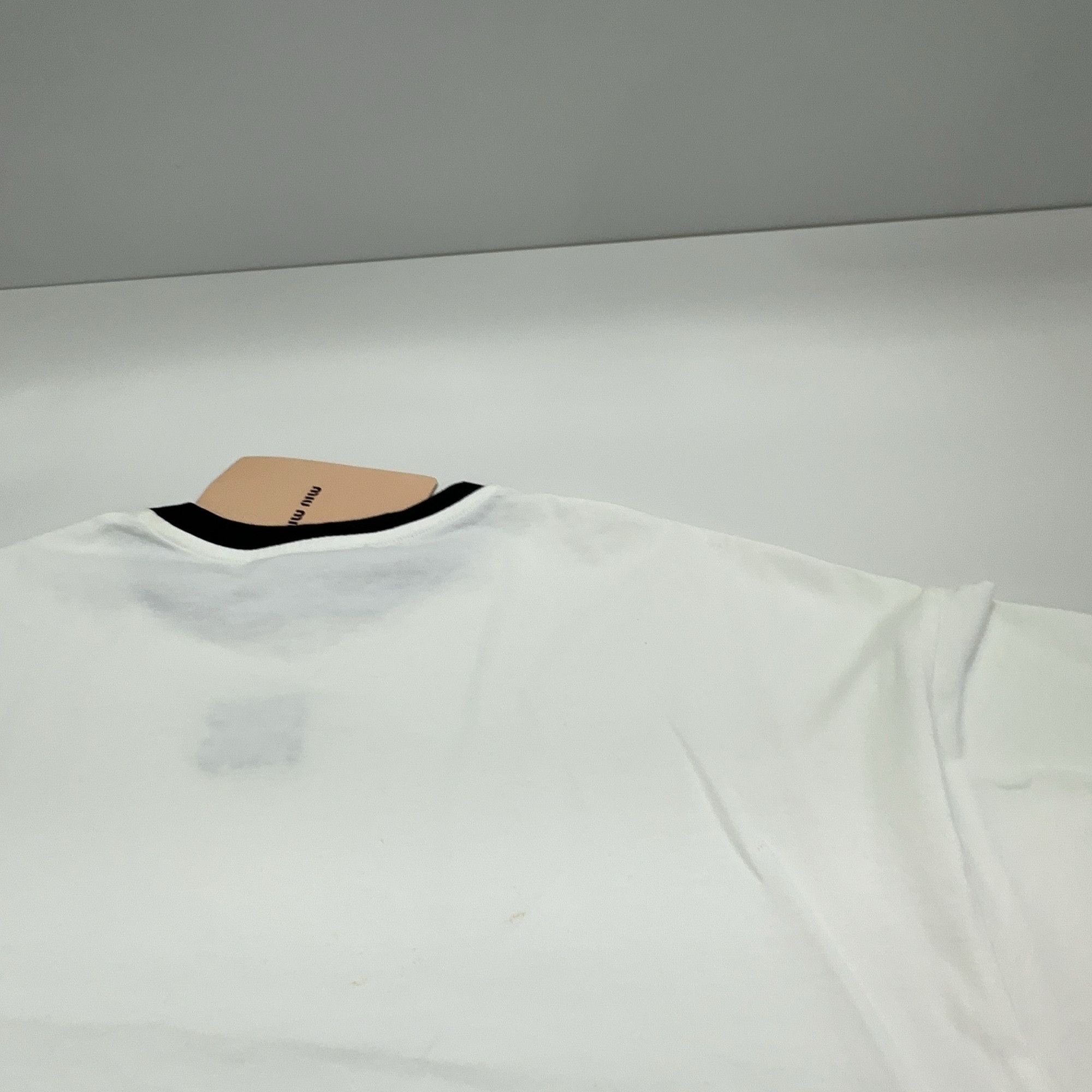 Miu Miu Miu Miu Logo Print T-Shirt Size XS Size XS / US 0-2 / IT 36-38 - 16 Thumbnail