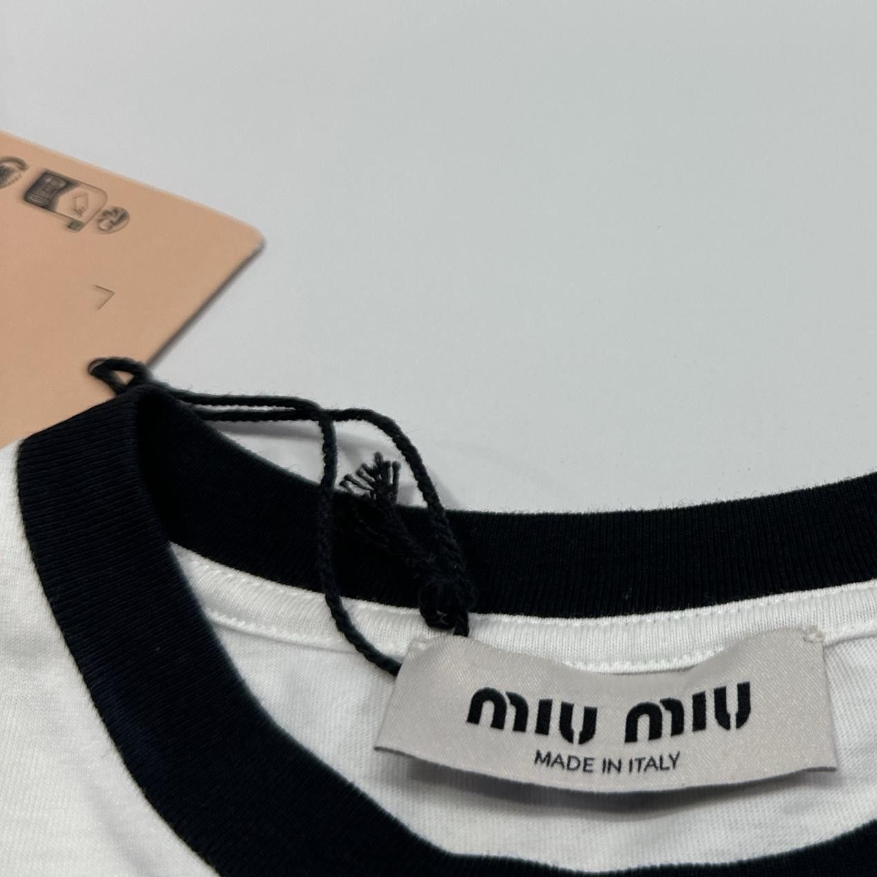 Miu Miu Miu Miu Logo Print T-Shirt Size XS Size XS / US 0-2 / IT 36-38 - 10 Thumbnail