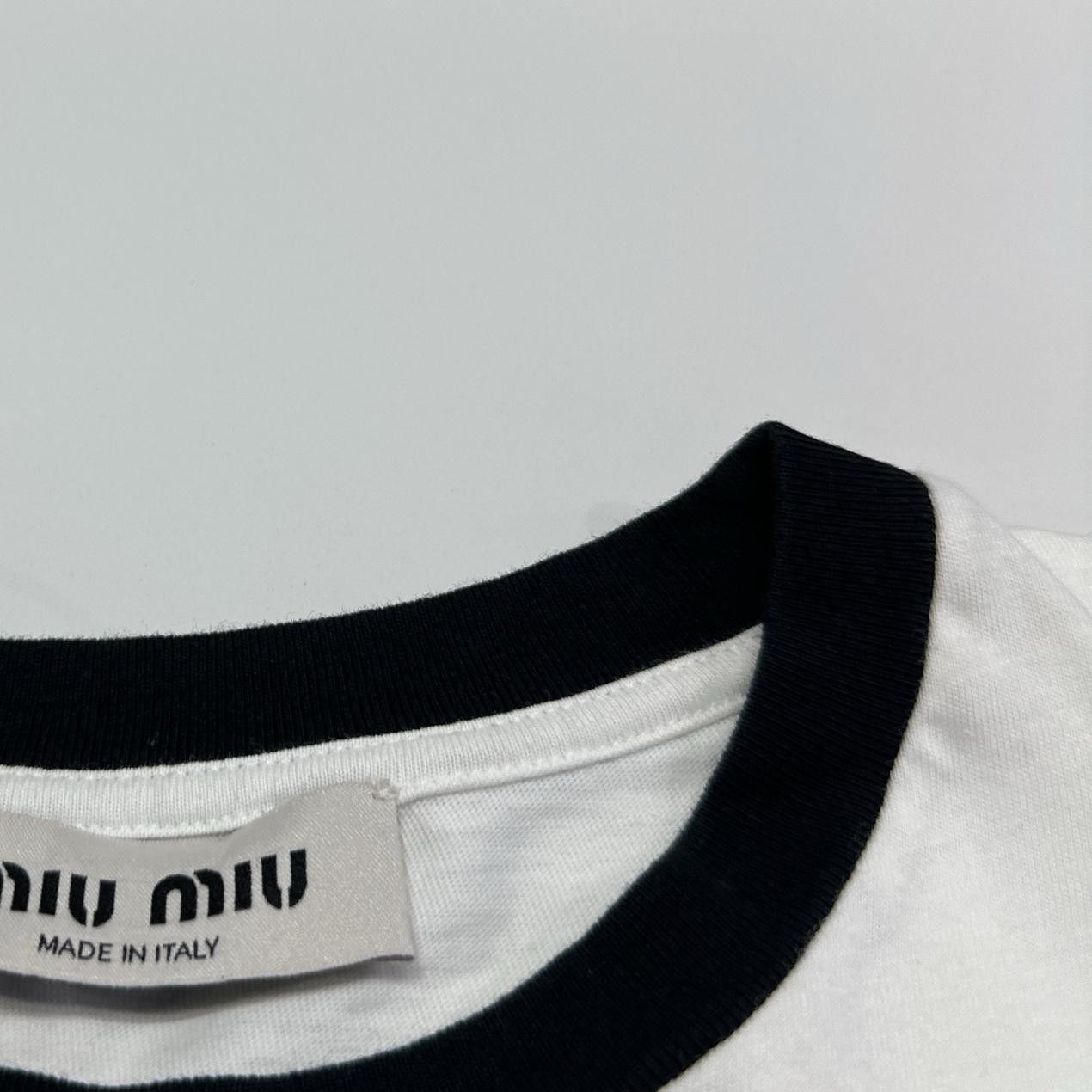 Miu Miu Miu Miu Logo Print T-Shirt Size XS Size XS / US 0-2 / IT 36-38 - 11 Thumbnail