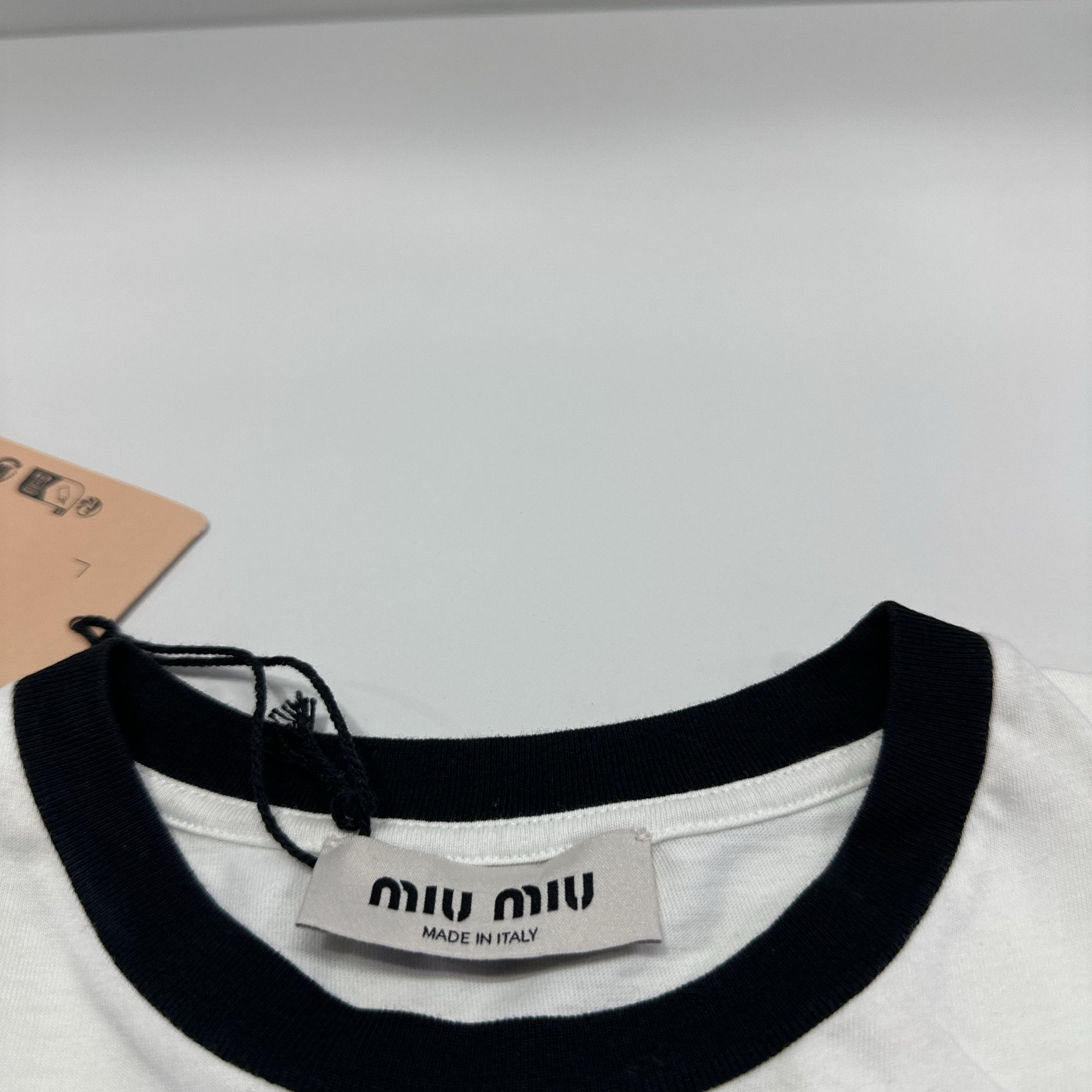 Miu Miu Miu Miu Logo Print T-Shirt Size XS Size XS / US 0-2 / IT 36-38 - 8 Thumbnail