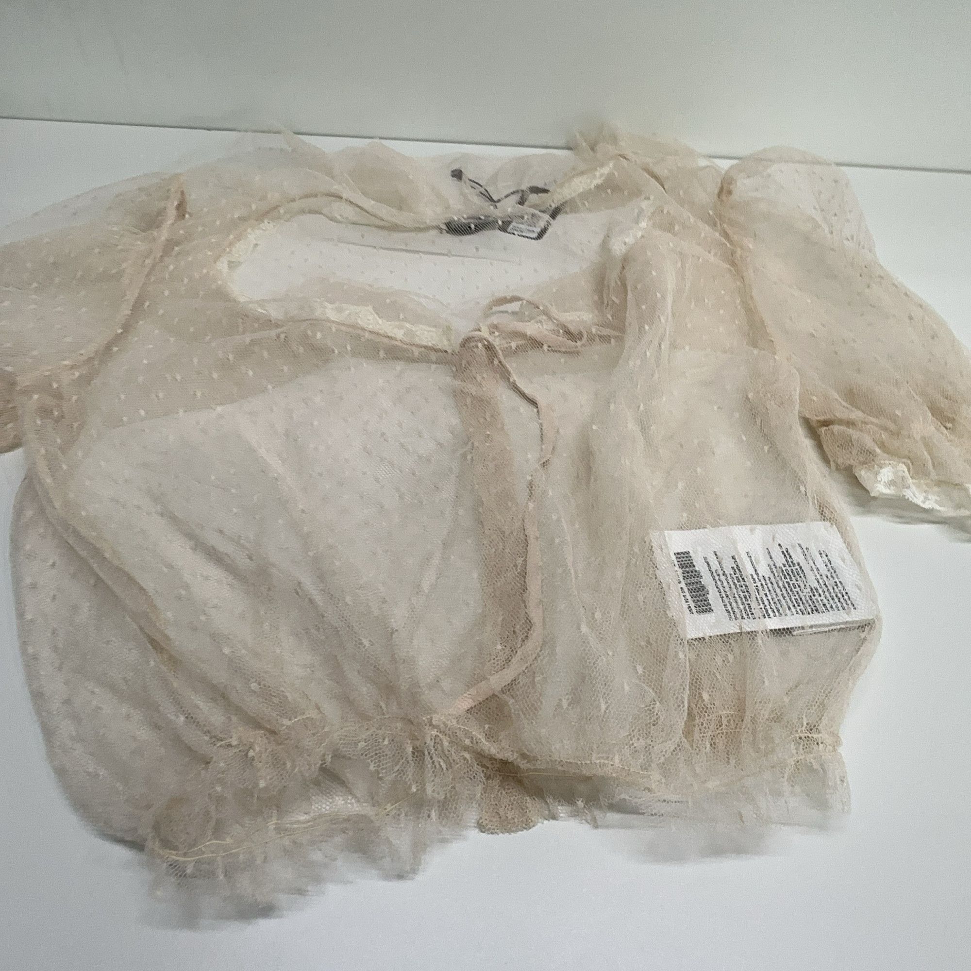 Miu Miu Miu Miu Lace Mesh Button Blouse Size 42 Size M / US 6-8 / IT 42-44 - 10 Thumbnail