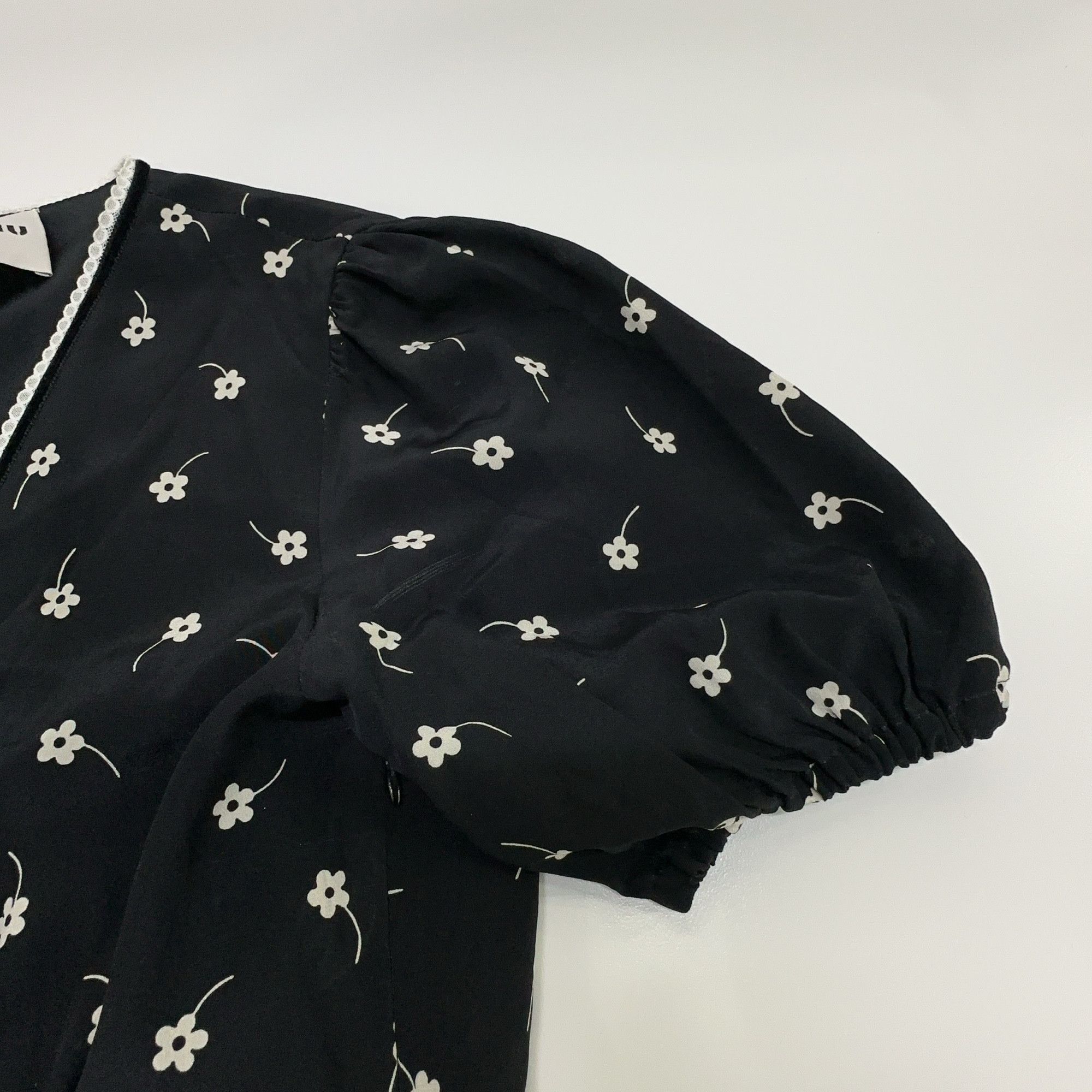 Miu Miu Miu Miu Floral Silk V-Neck Dress Size 40 Size S / US 4 / IT 40 - 7 Thumbnail