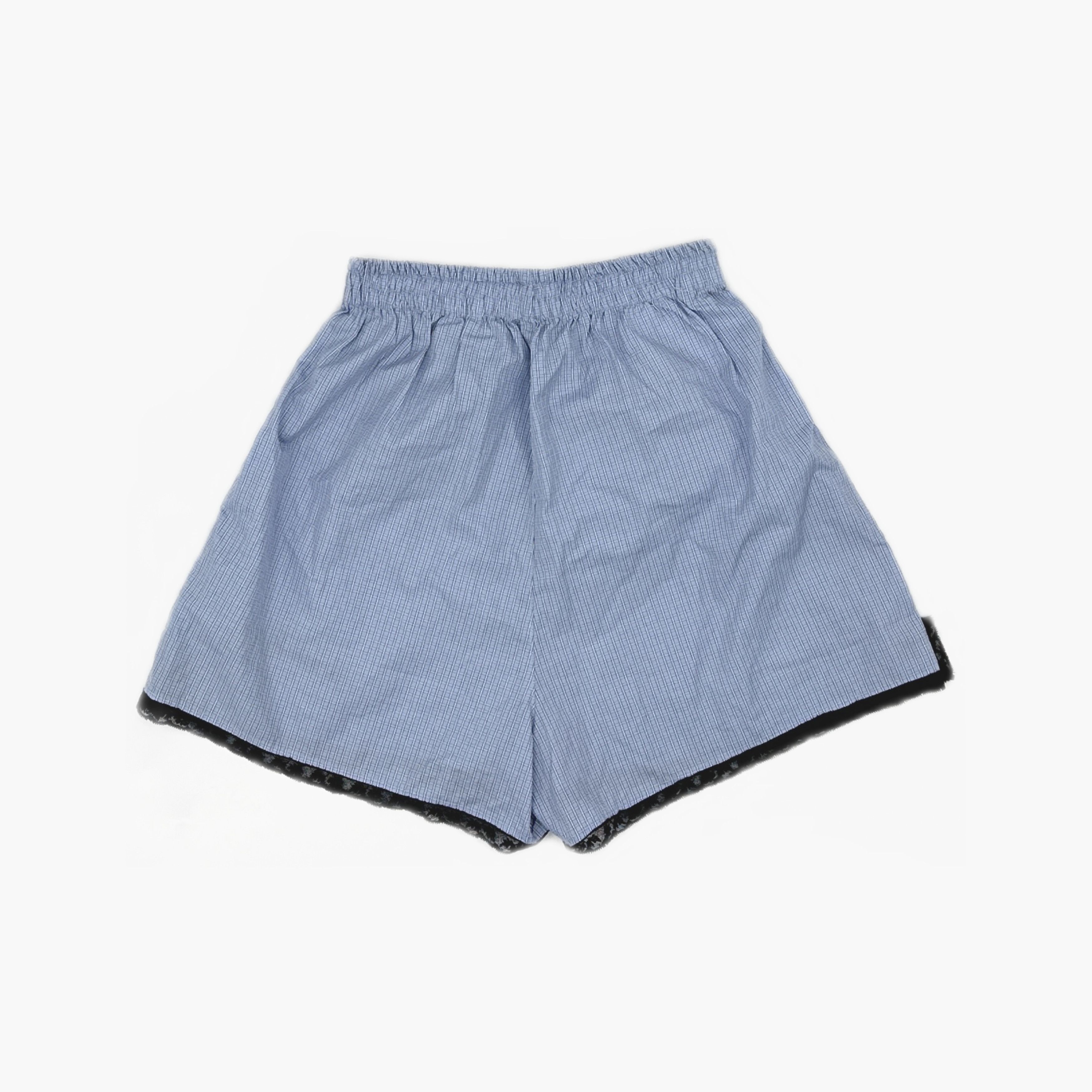Miu Miu Miu Miu Plaid Logo Shorts Size 36 Size 25" / US 0 / IT 36 - 2 Thumbnail