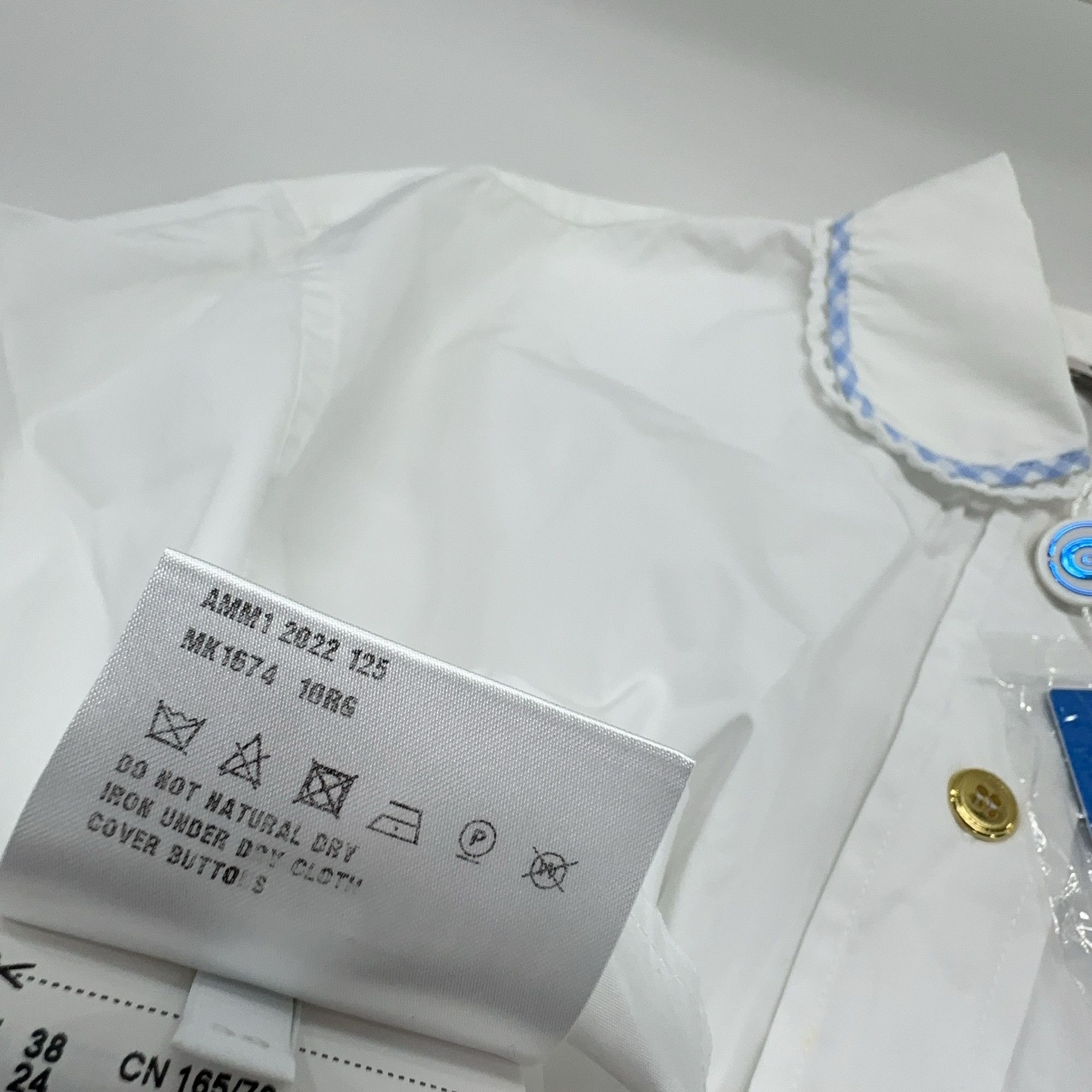 Miu Miu Miu Miu Embroidered Logo Button Up Shirt Size 38 Size XS / US 0-2 / IT 36-38 - 4 Thumbnail