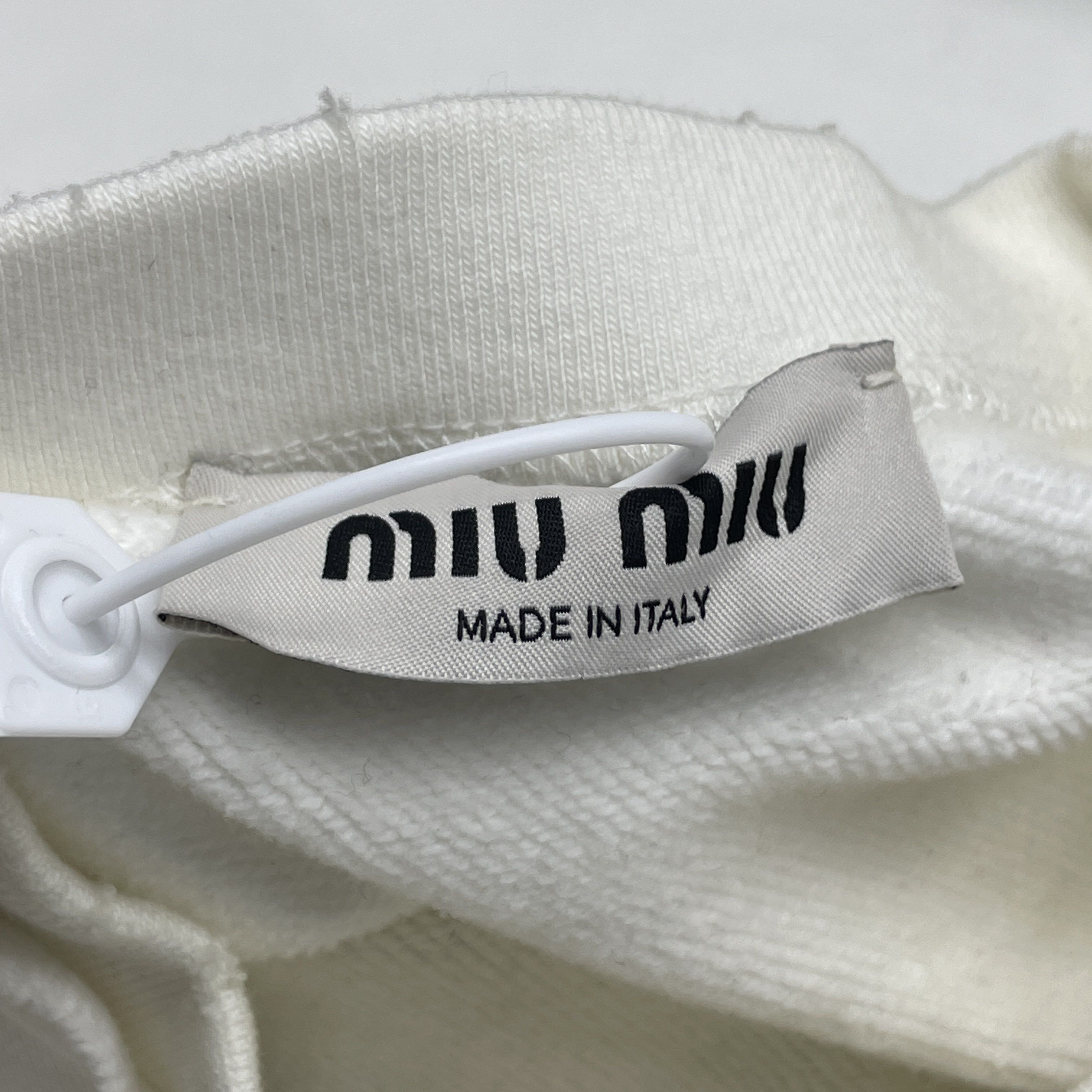 Miu Miu Miu Miu Embroidered Logo Sweatshirt Size M Size M / US 6-8 / IT 42-44 - 3 Thumbnail