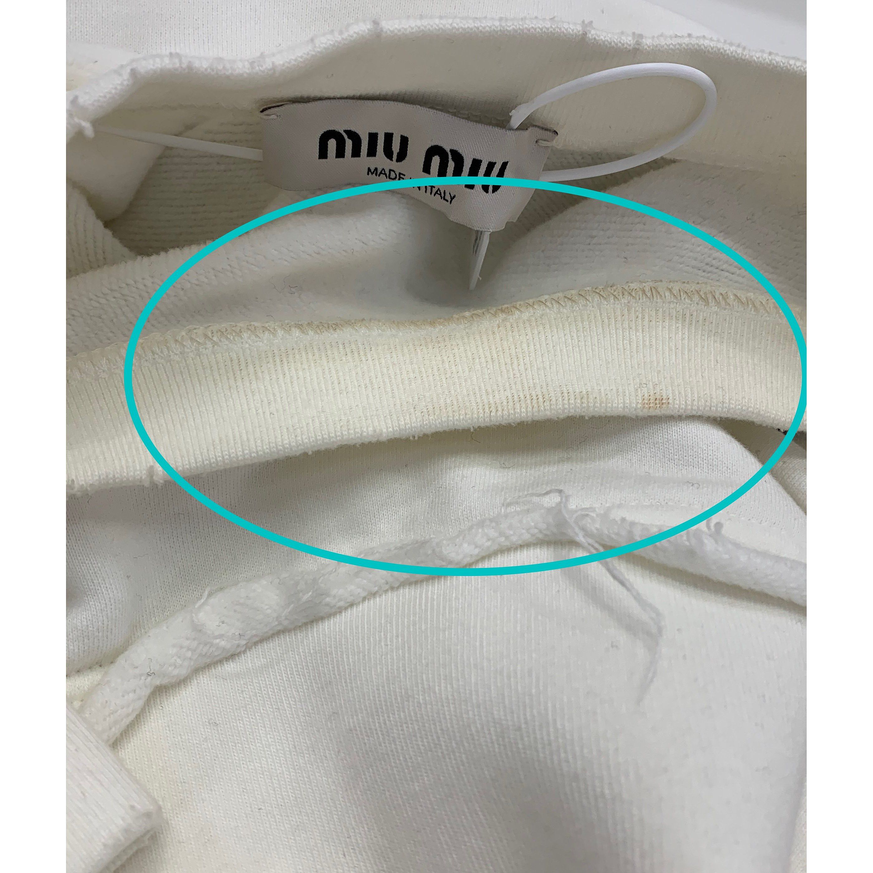 Miu Miu Miu Miu Embroidered Logo Sweatshirt Size M Size M / US 6-8 / IT 42-44 - 6 Thumbnail