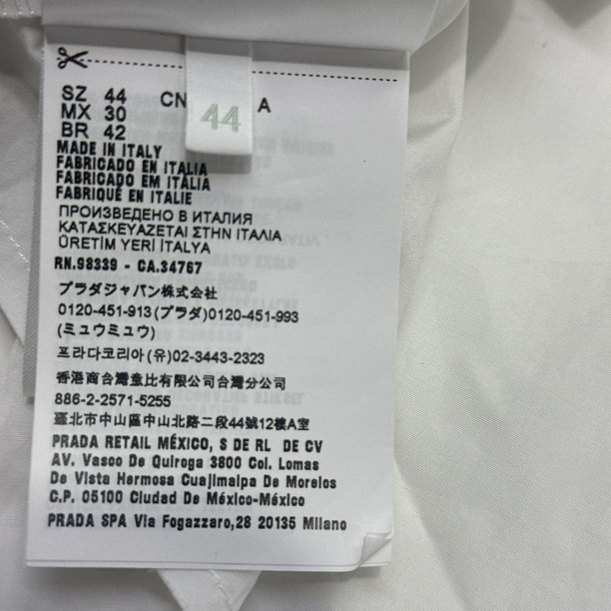 Miu Miu Miu Miu Logo Embroidery Button Up Shirt IT 44 Size M / US 6-8 / IT 42-44 - 5 Thumbnail