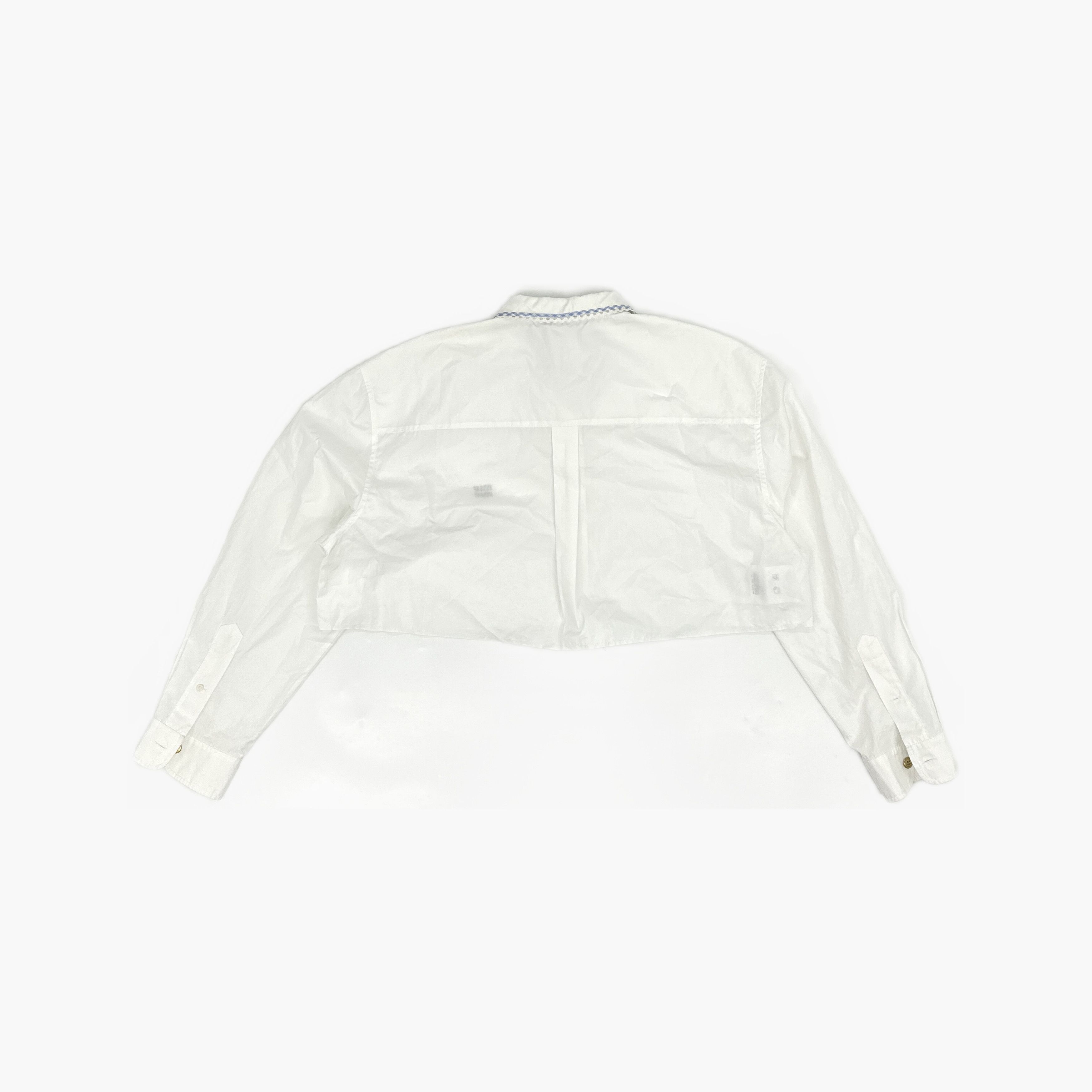 Miu Miu Miu Miu Logo Embroidery Button Up Shirt IT 44 Size M / US 6-8 / IT 42-44 - 2 Thumbnail
