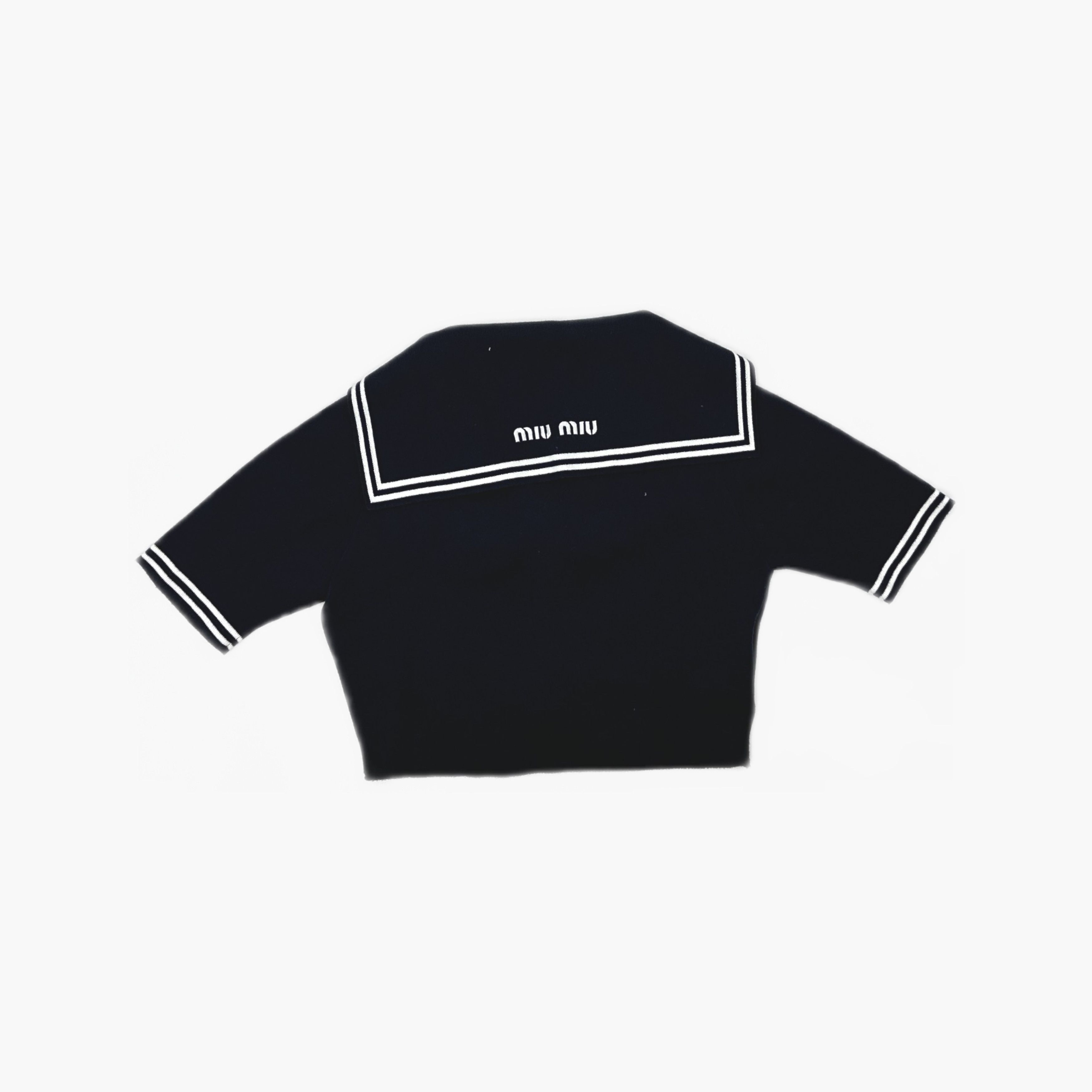 Miu Miu Miu Miu Sailor Collar Knit Top Size 38 Size XS / US 0-2 / IT 36-38 - 2 Thumbnail
