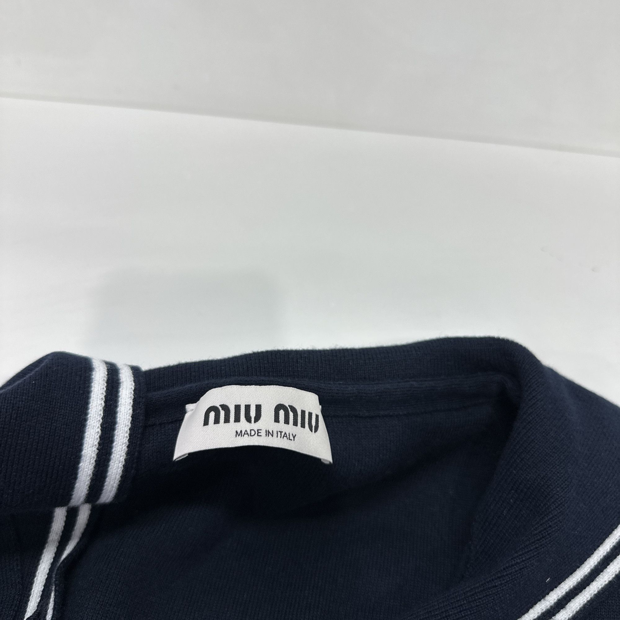 Miu Miu Miu Miu Sailor Collar Knit Top Size 38 Size XS / US 0-2 / IT 36-38 - 3 Thumbnail