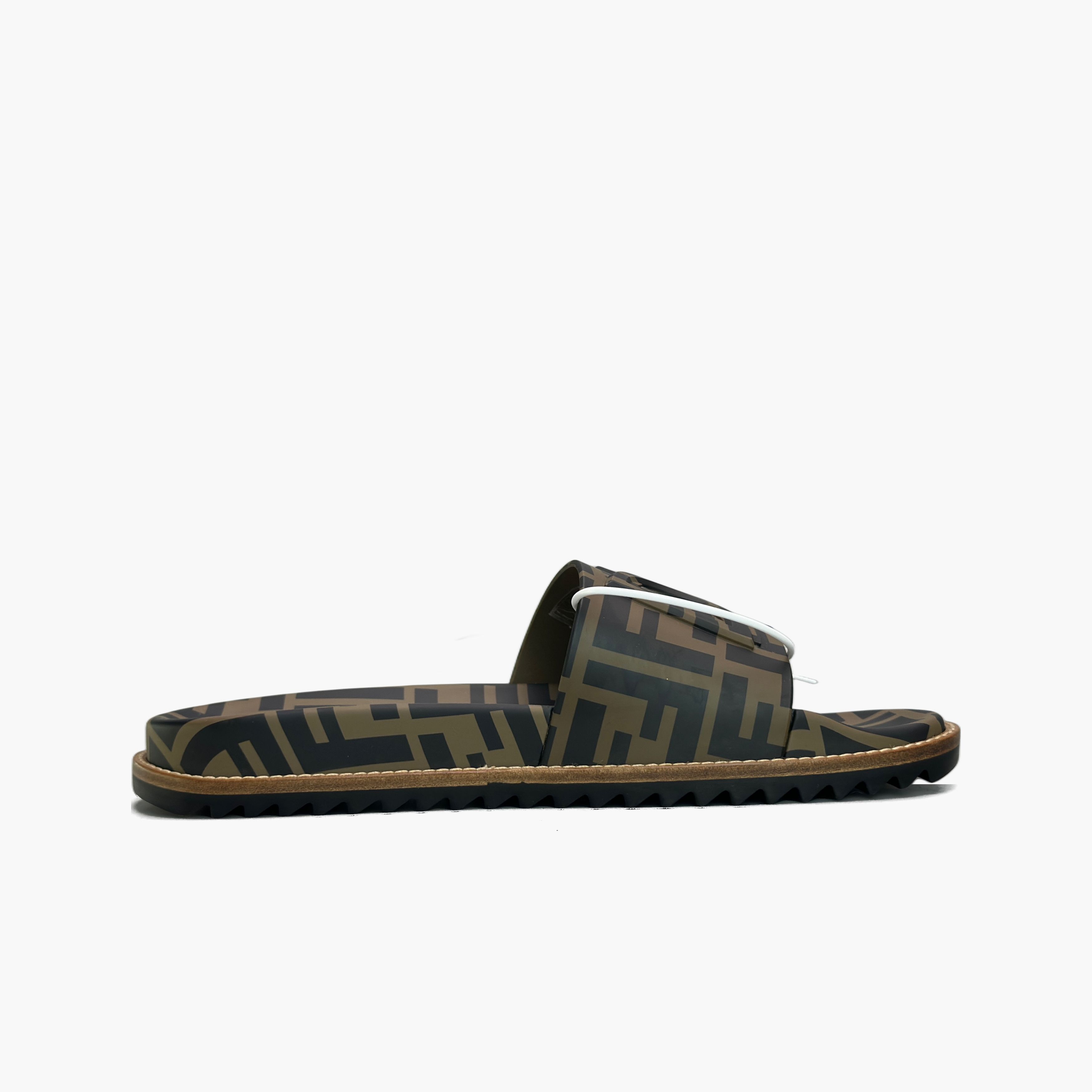 Fendi Fendi FF Logo Slides US 8 Size US 8 / EU 41 - 2 Thumbnail