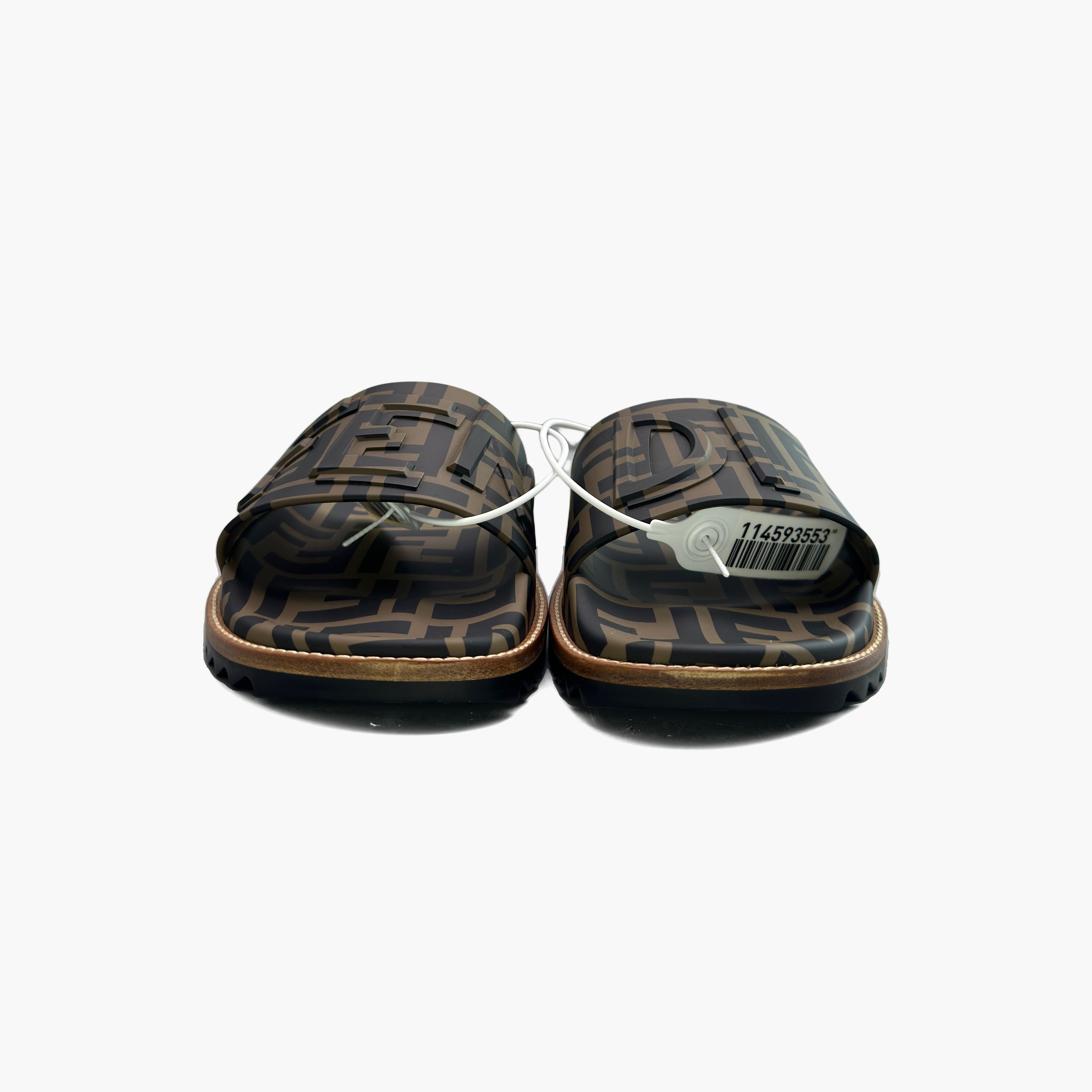 Fendi Fendi FF Logo Slides US 8 Size US 8 / EU 41 - 5 Thumbnail