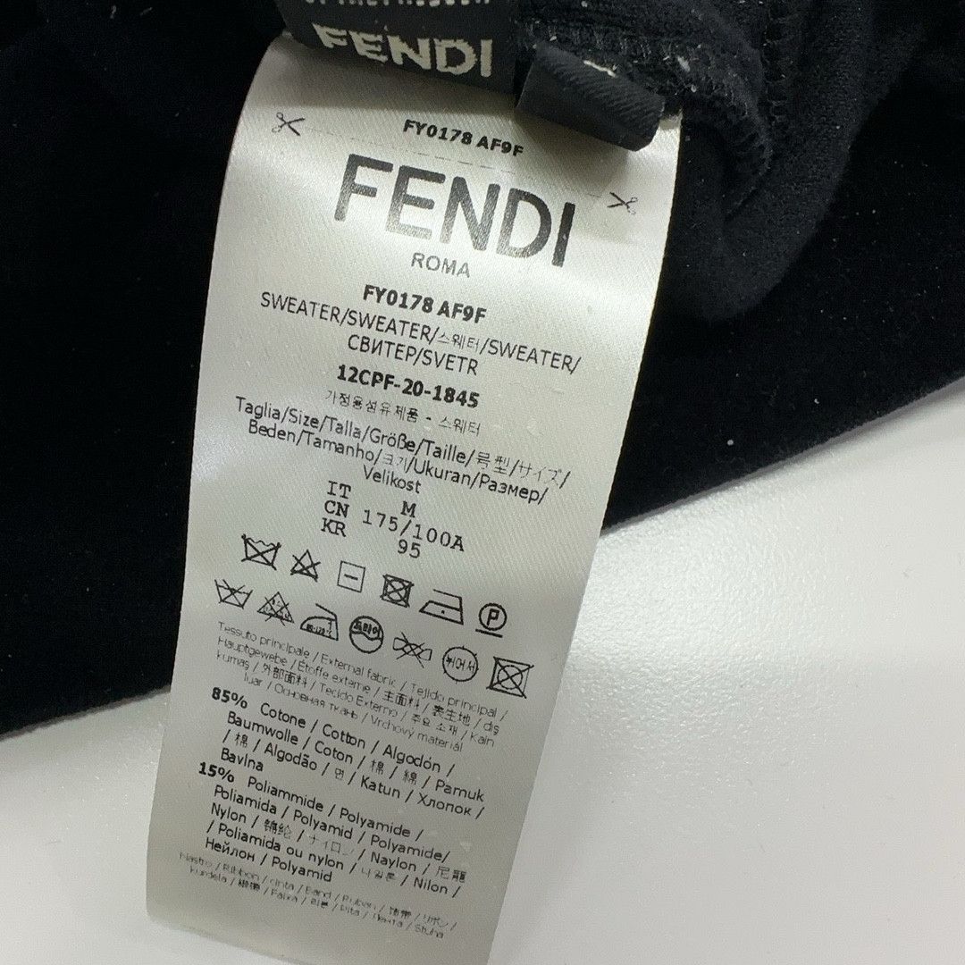 Fendi Fendi FF Logo Tape Sweatshirt Size M Size US M / EU 48-50 / 2 - 4 Thumbnail