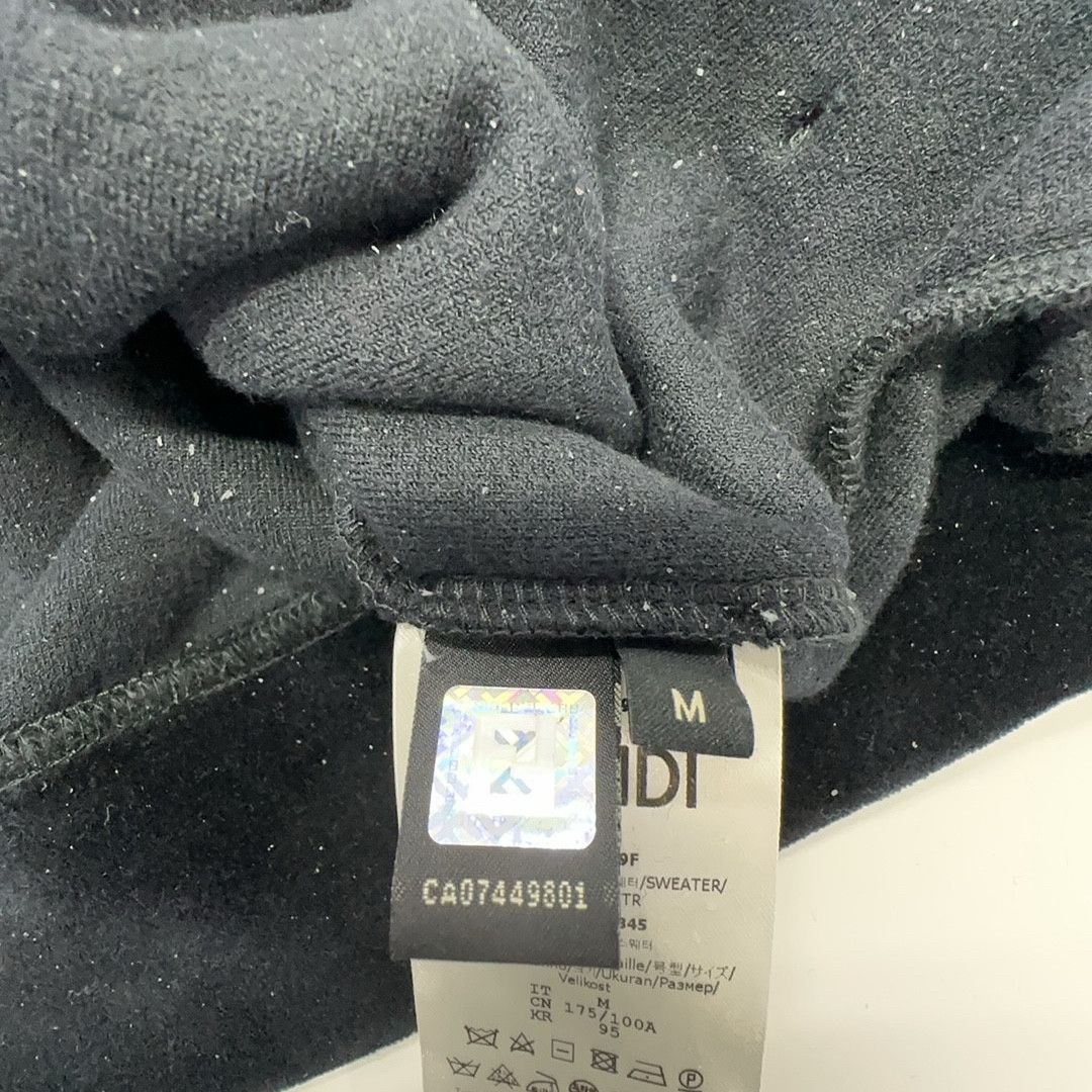 Fendi Fendi FF Logo Tape Sweatshirt Size M Size US M / EU 48-50 / 2 - 3 Thumbnail