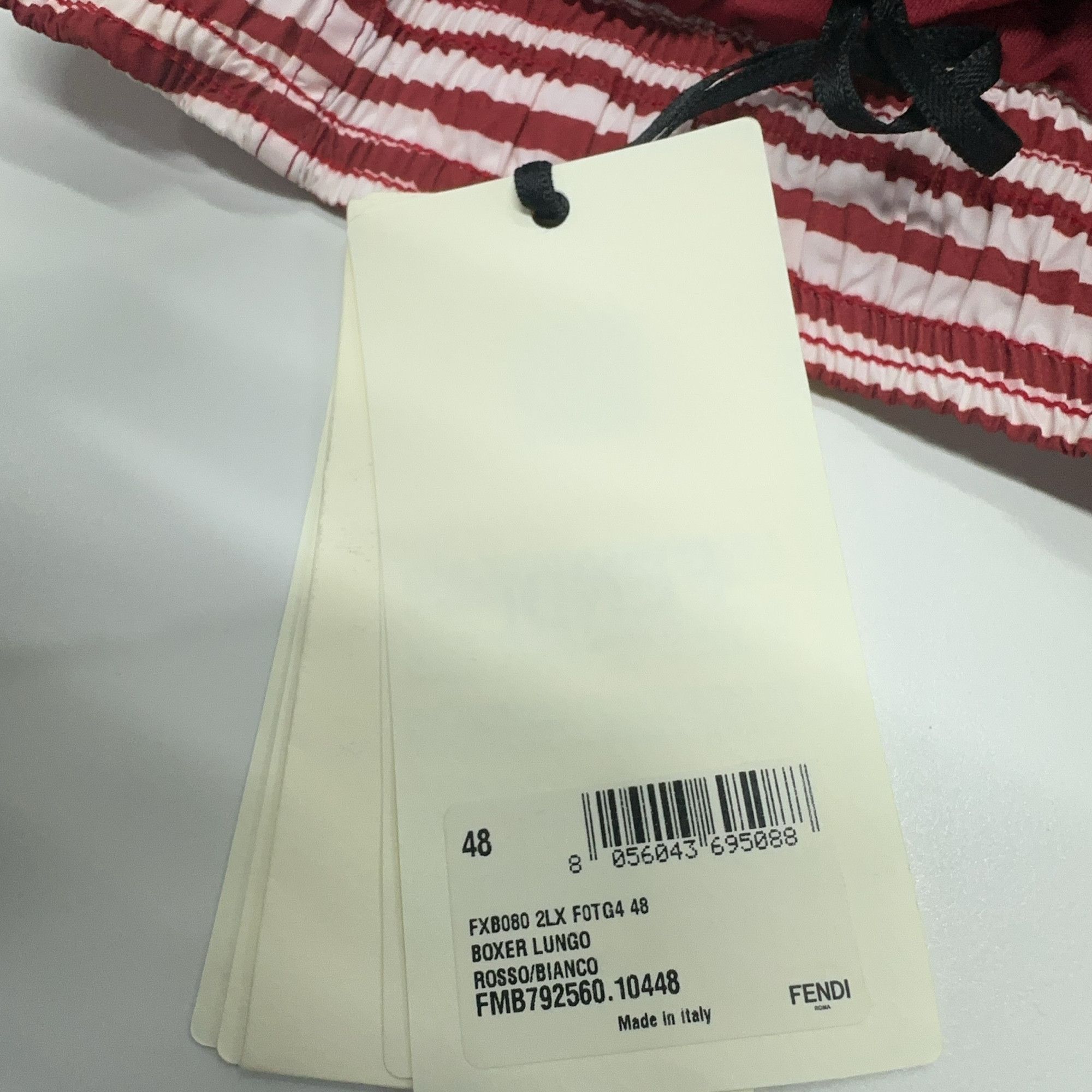 Fendi Fendi Red Striped Shorts Size 32 Size US 32 / EU 48 - 6 Thumbnail