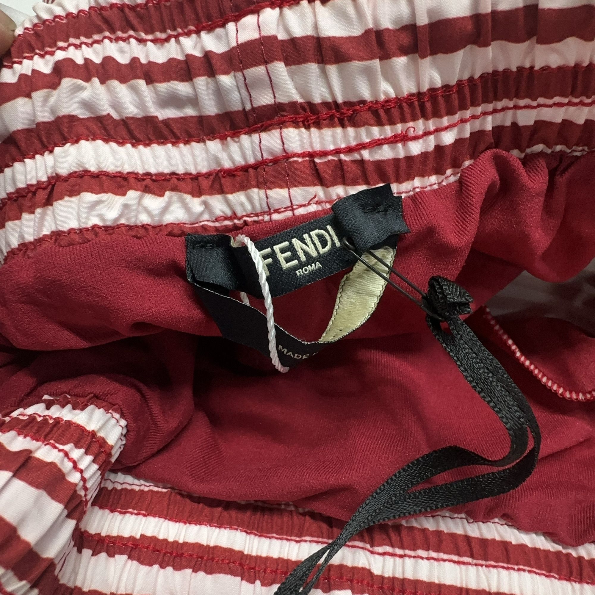 Fendi Fendi Red Striped Shorts Size 32 Size US 32 / EU 48 - 5 Thumbnail