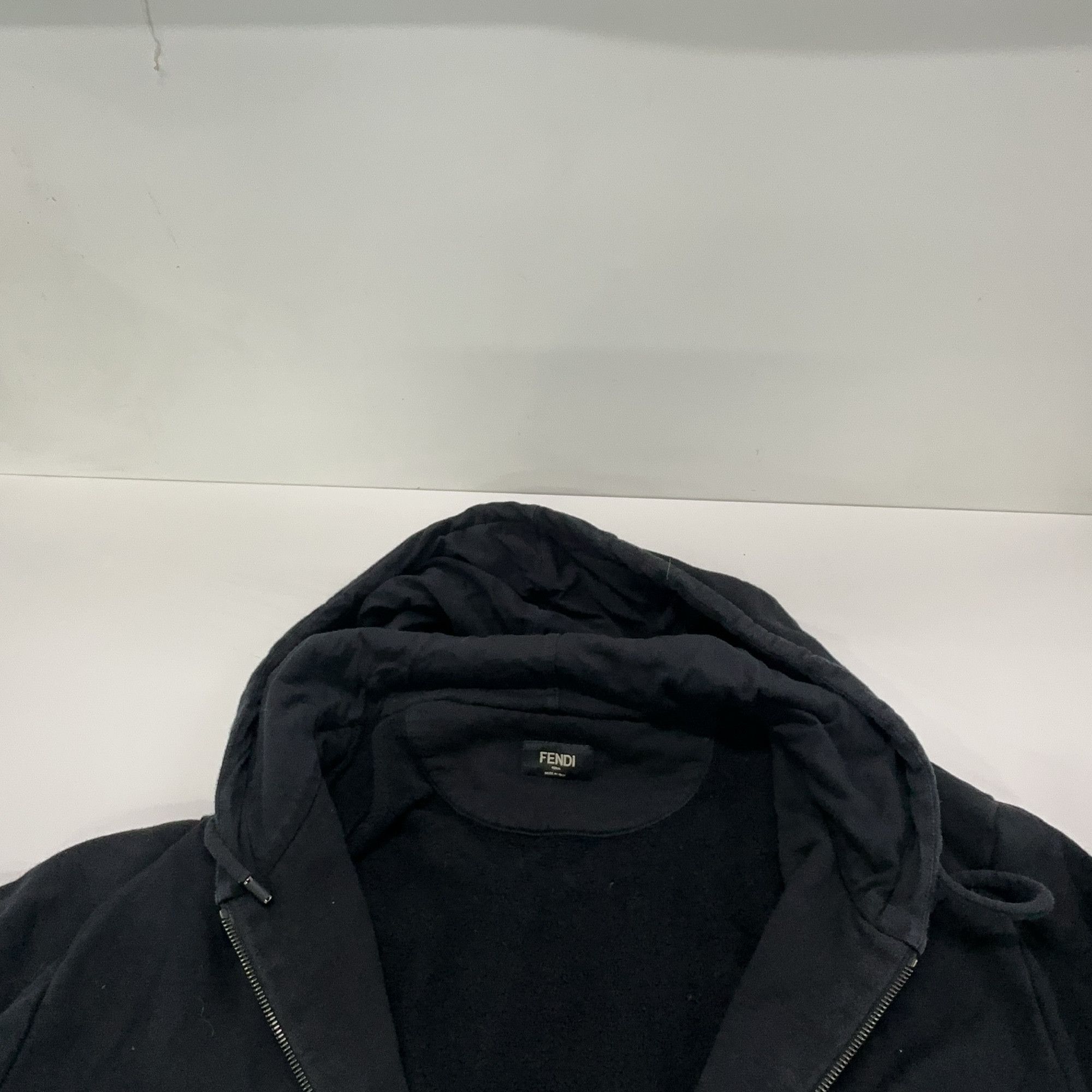 Fendi Fendi Logo Zip Up Hoodie Size L Size US L / EU 52-54 / 3 - 15 Thumbnail
