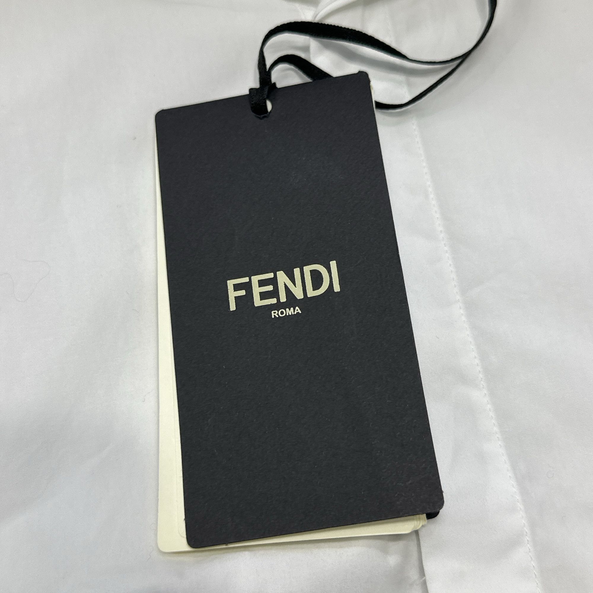 Fendi Fendi Logo Collar Button Up Shirt Size M Size US M / EU 48-50 / 2 - 3 Thumbnail