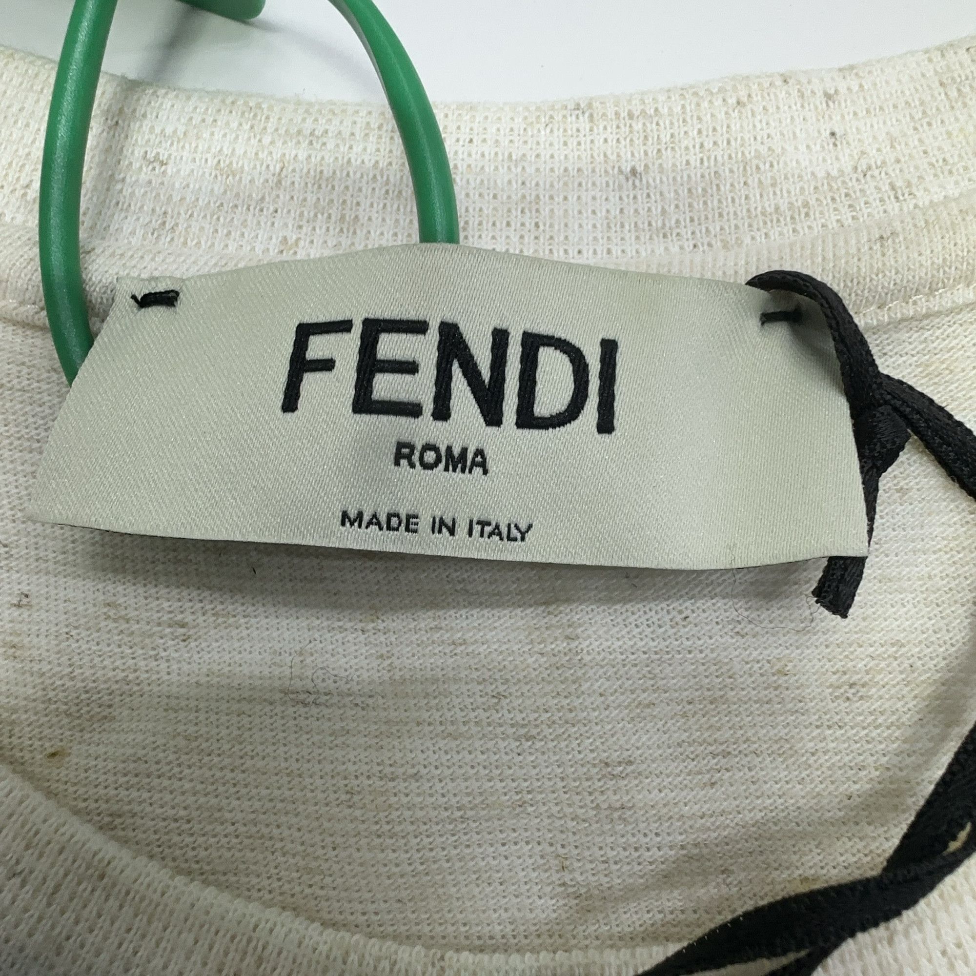 Fendi Fendi Embroidered Logo T-Shirt Size L Size L / US 10 / IT 46 - 3 Thumbnail