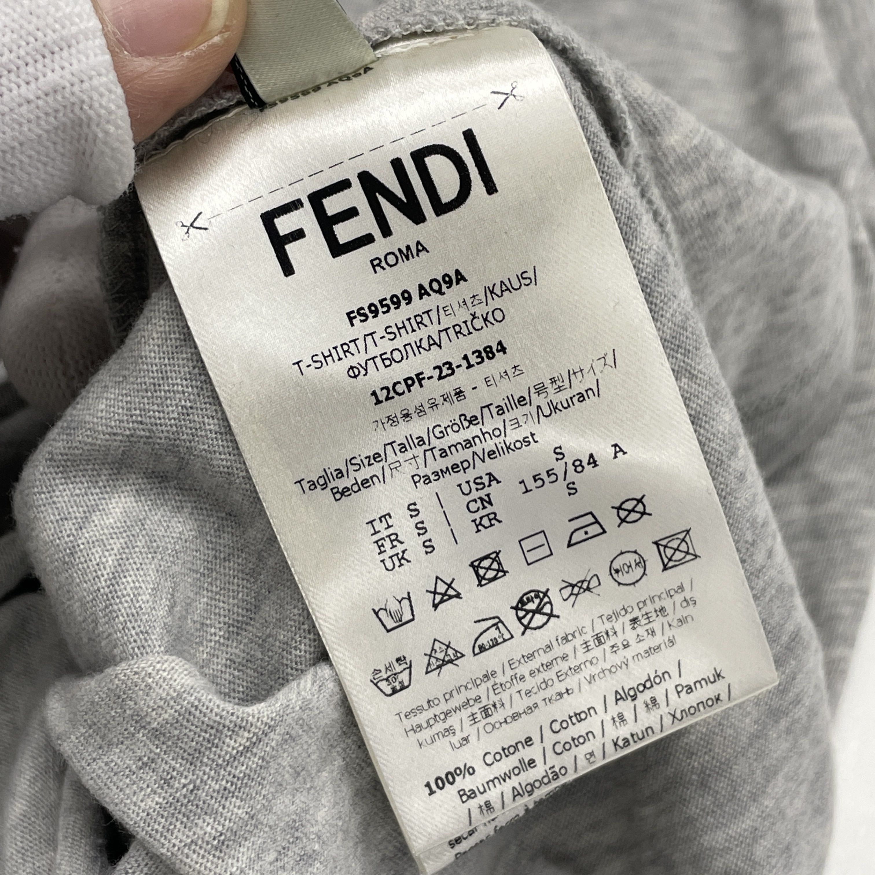 Fendi Fendi Roma Logo Print T-Shirt Size S Size S / US 4 / IT 40 - 4 Thumbnail
