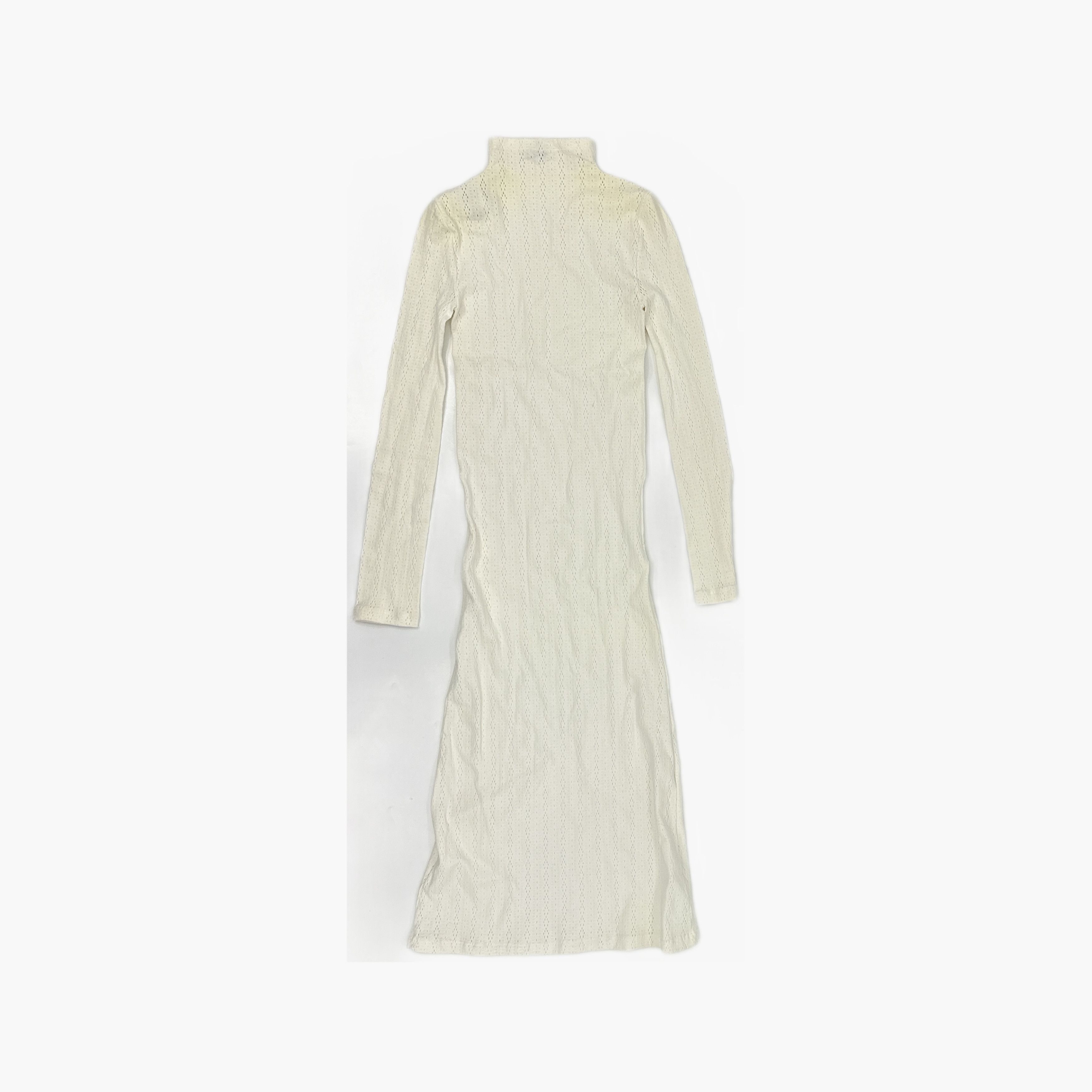 Fendi Fendi White Long Sleeve Midi Dress Size 40 Size S / US 4 / IT 40 - 2 Thumbnail
