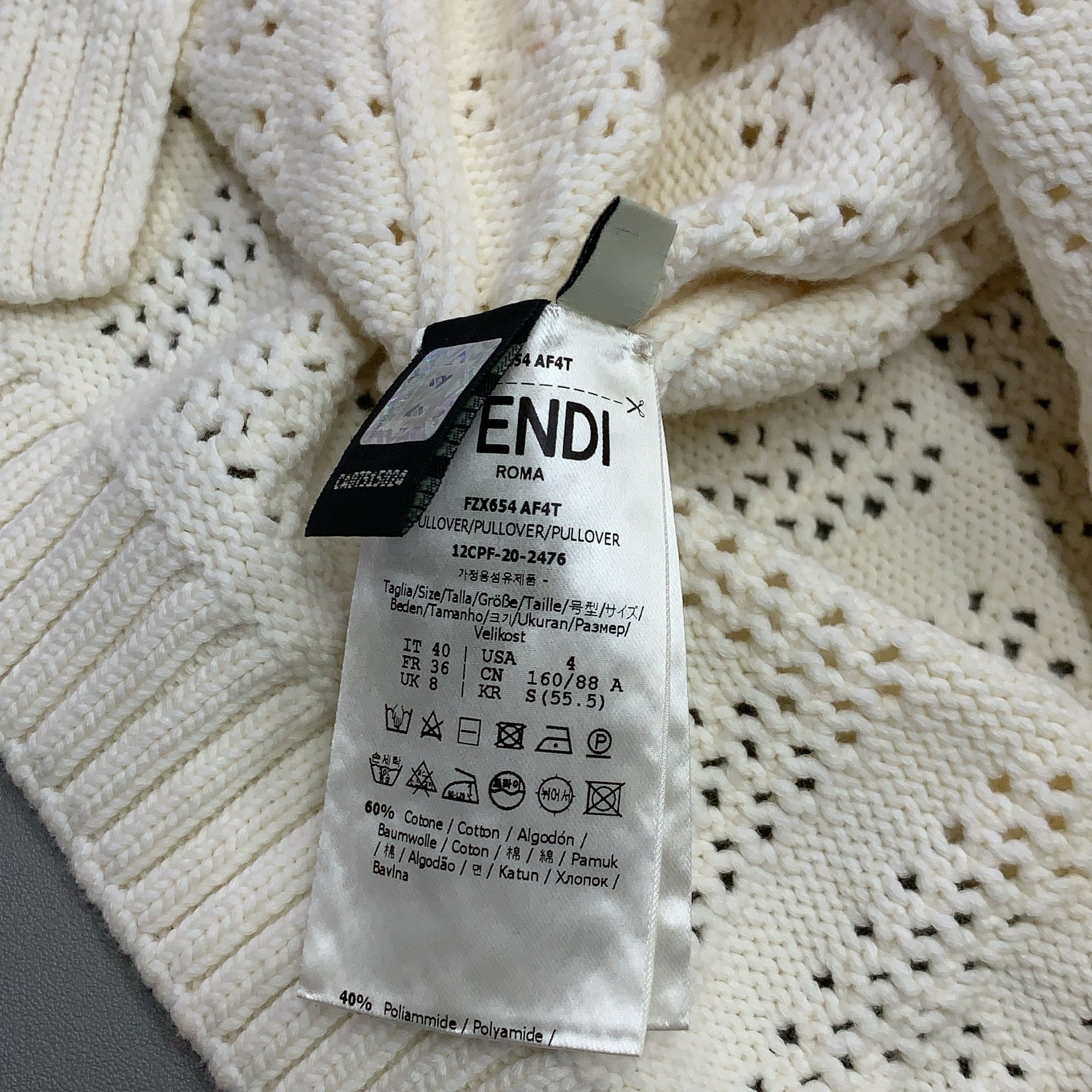 Fendi Fendi FF Logo Knit Tank Top Size 40 Size S / US 4 / IT 40 - 4 Thumbnail