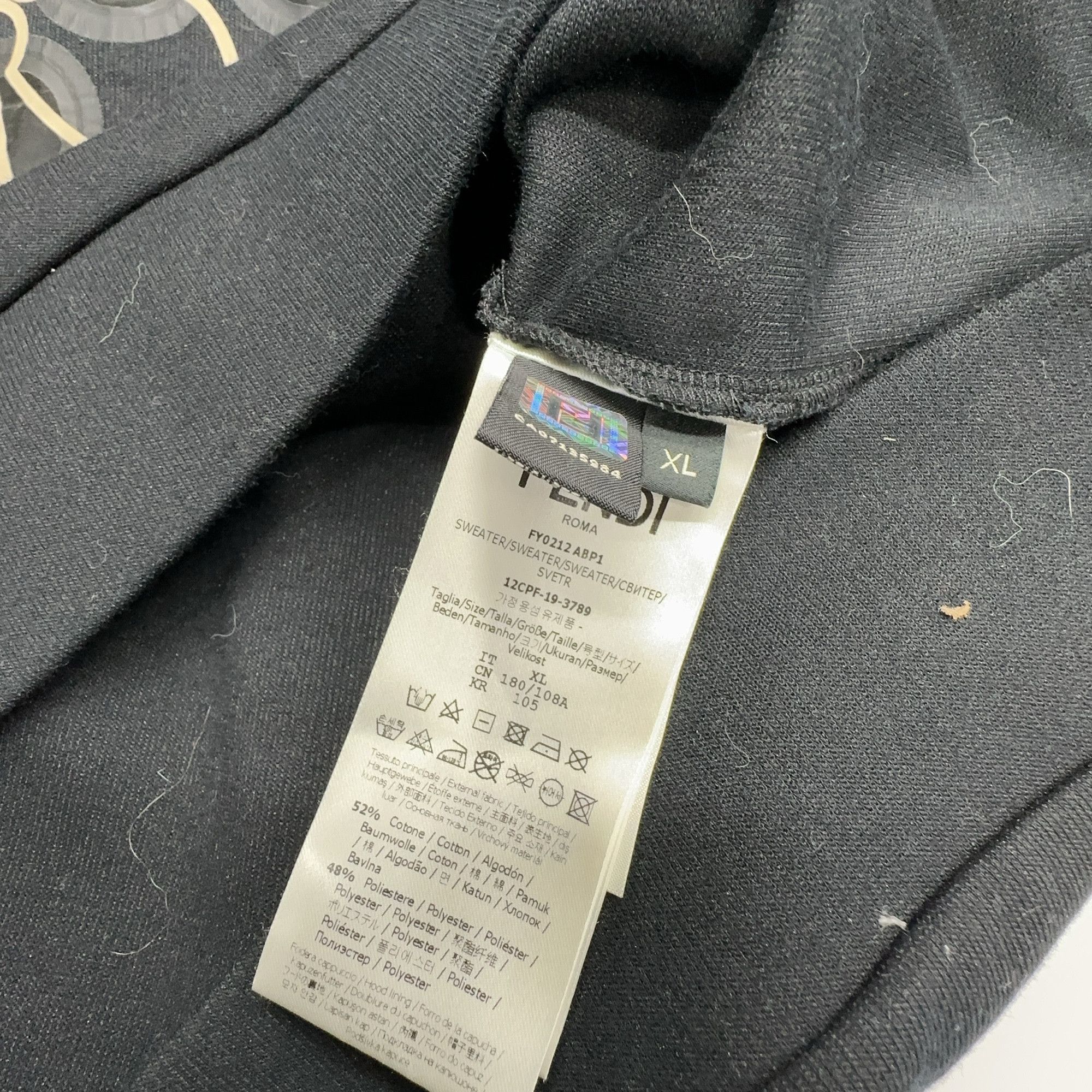 Fendi Fendi Floral Print Hoodie Size XL Size US XL / EU 56 / 4 - 3 Thumbnail