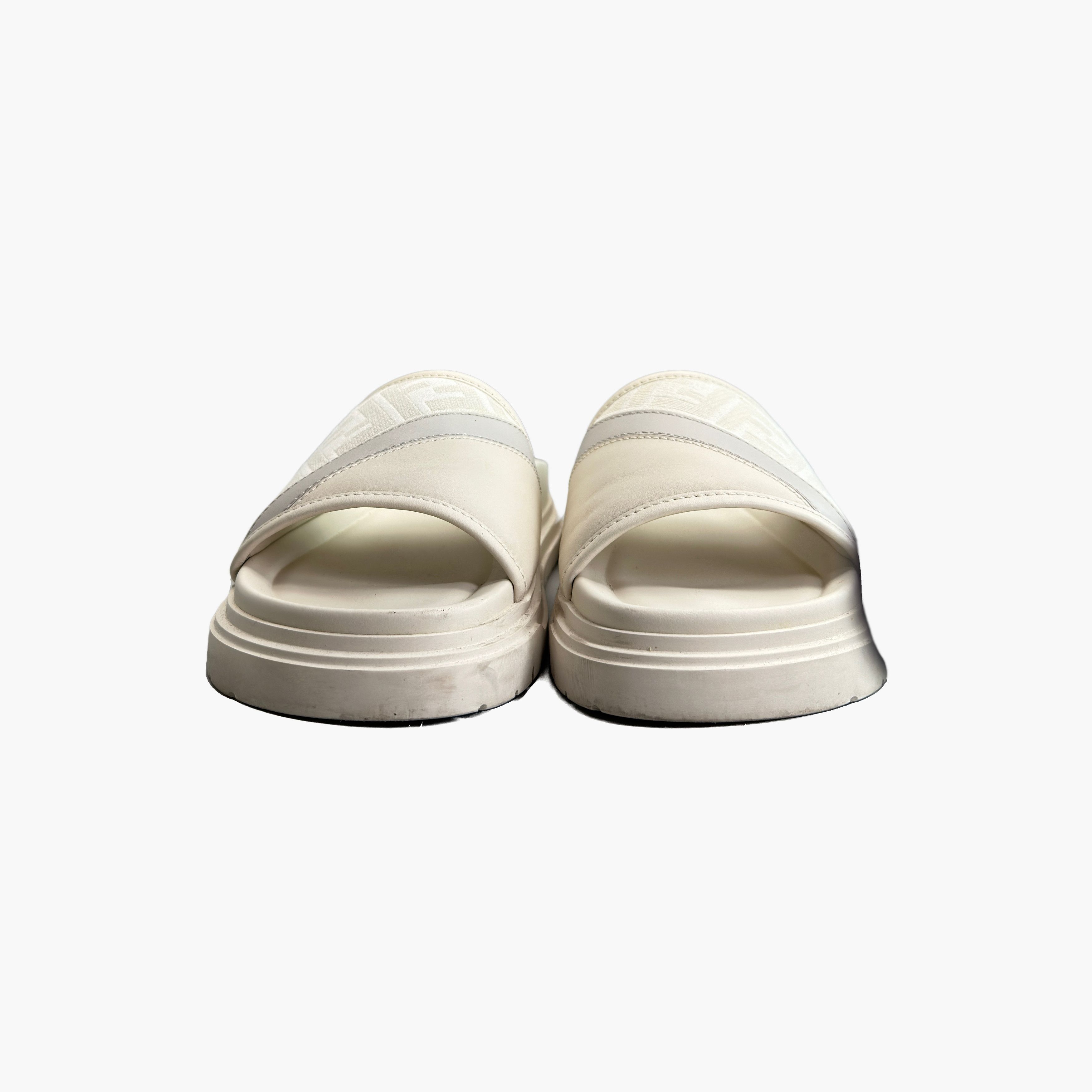 Fendi Fendi FF Monogram Slides Size 40 Size US 7 / EU 40 - 5 Thumbnail