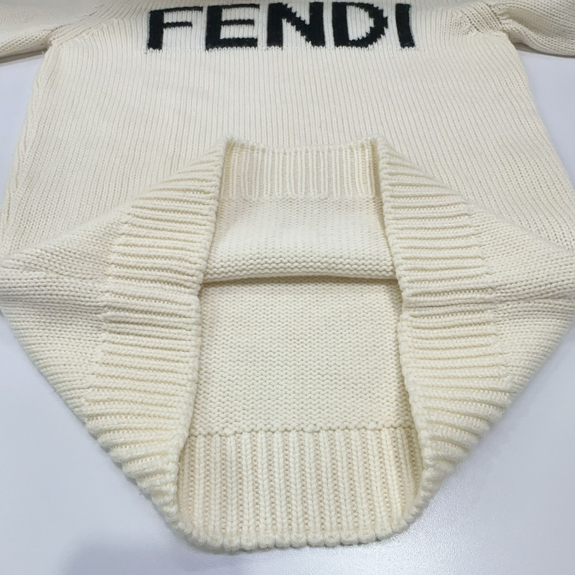Fendi Fendi Logo Knit Sweater Size M Size US M / EU 48-50 / 2 - 8 Thumbnail