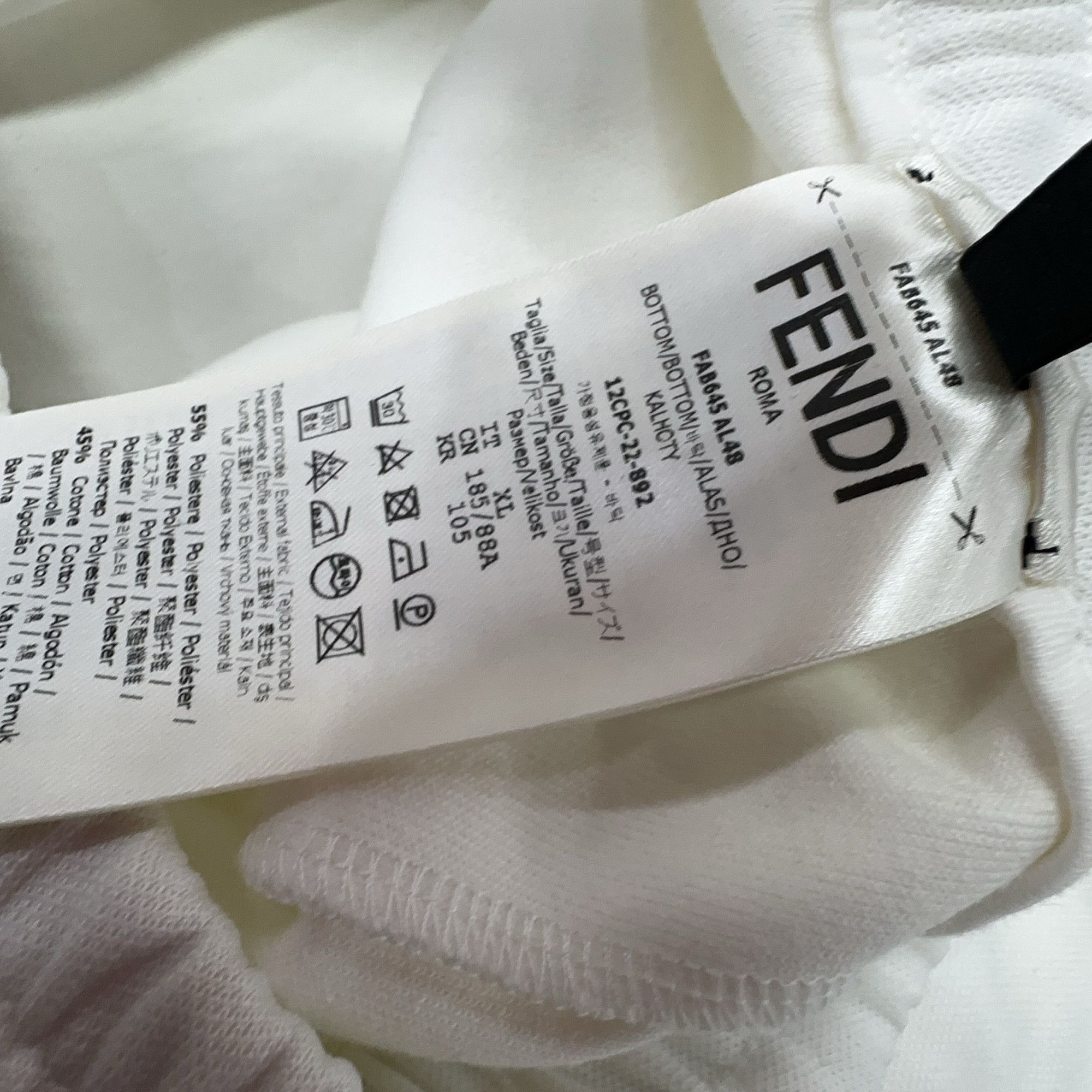 Fendi Fendi FF Logo Joggers Size XL Size US 36 / EU 52 - 4 Thumbnail