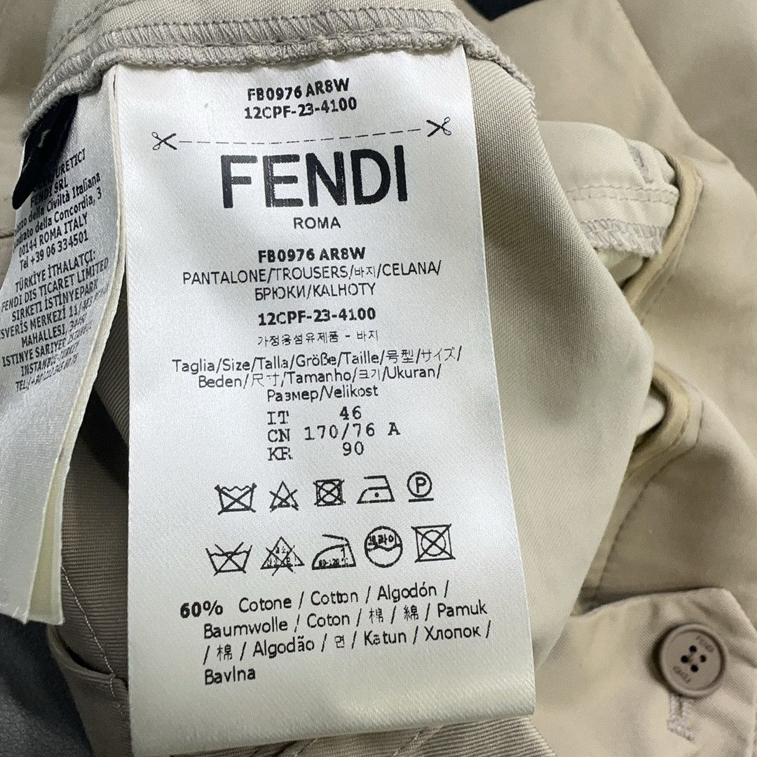 Fendi Fendi Beige Utility Trousers Size S Size US 30 / EU 46 - 4 Thumbnail