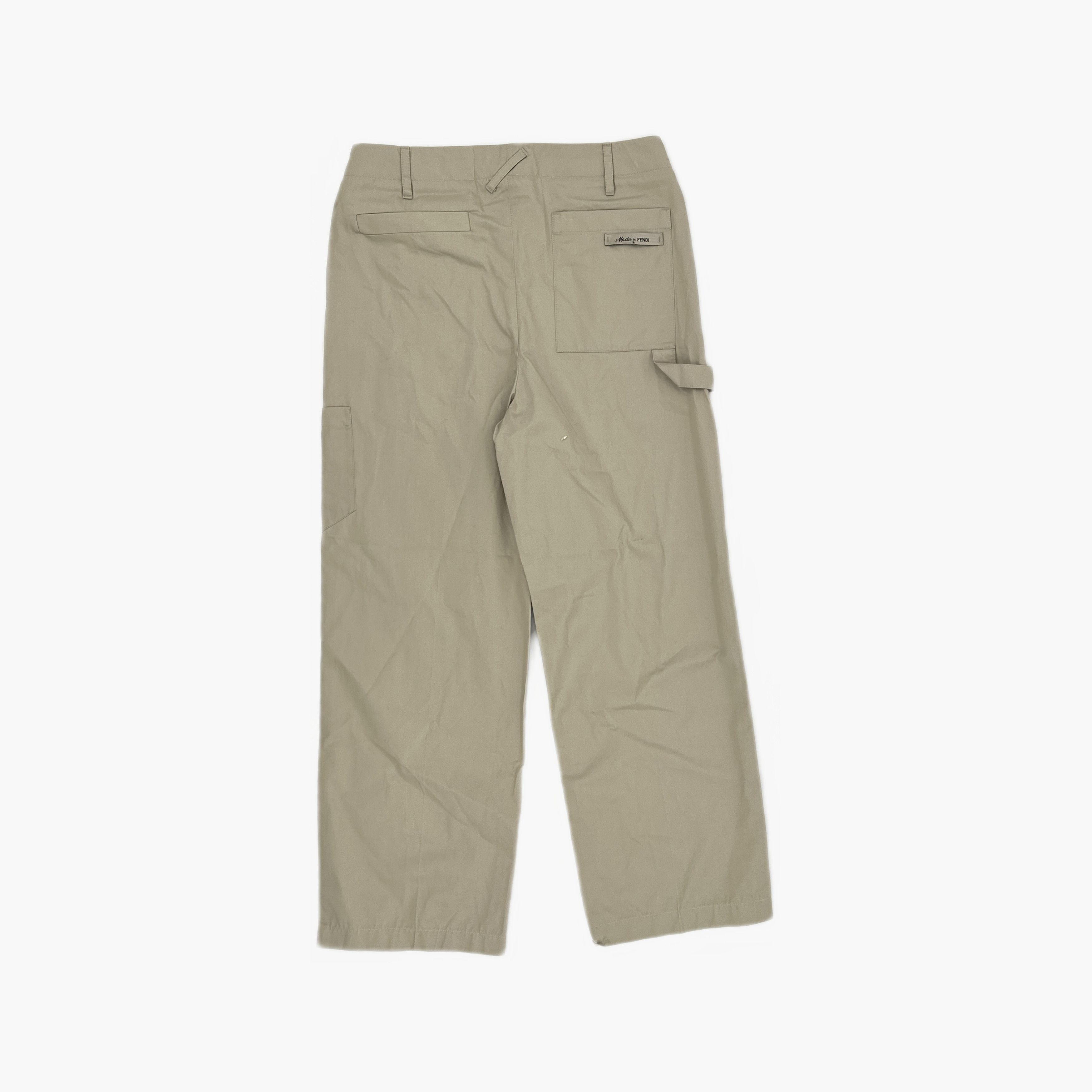 Fendi Fendi Beige Utility Trousers Size S Size US 30 / EU 46 - 2 Thumbnail