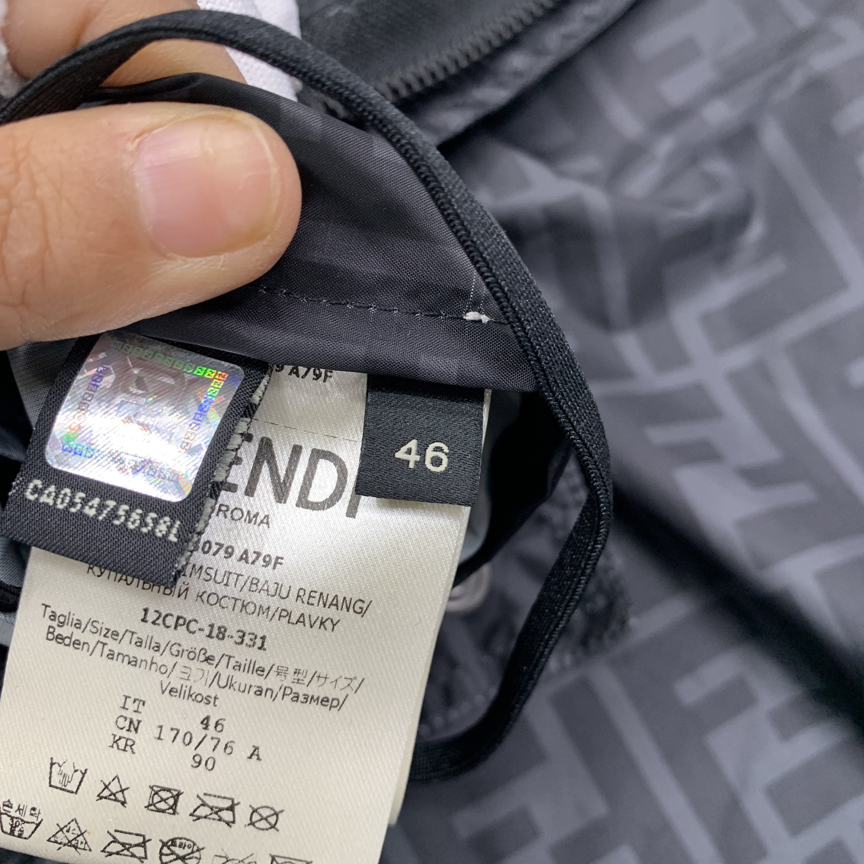 Fendi Fendi FF Logo Swim Shorts Size 30 Size US 30 / EU 46 - 3 Thumbnail