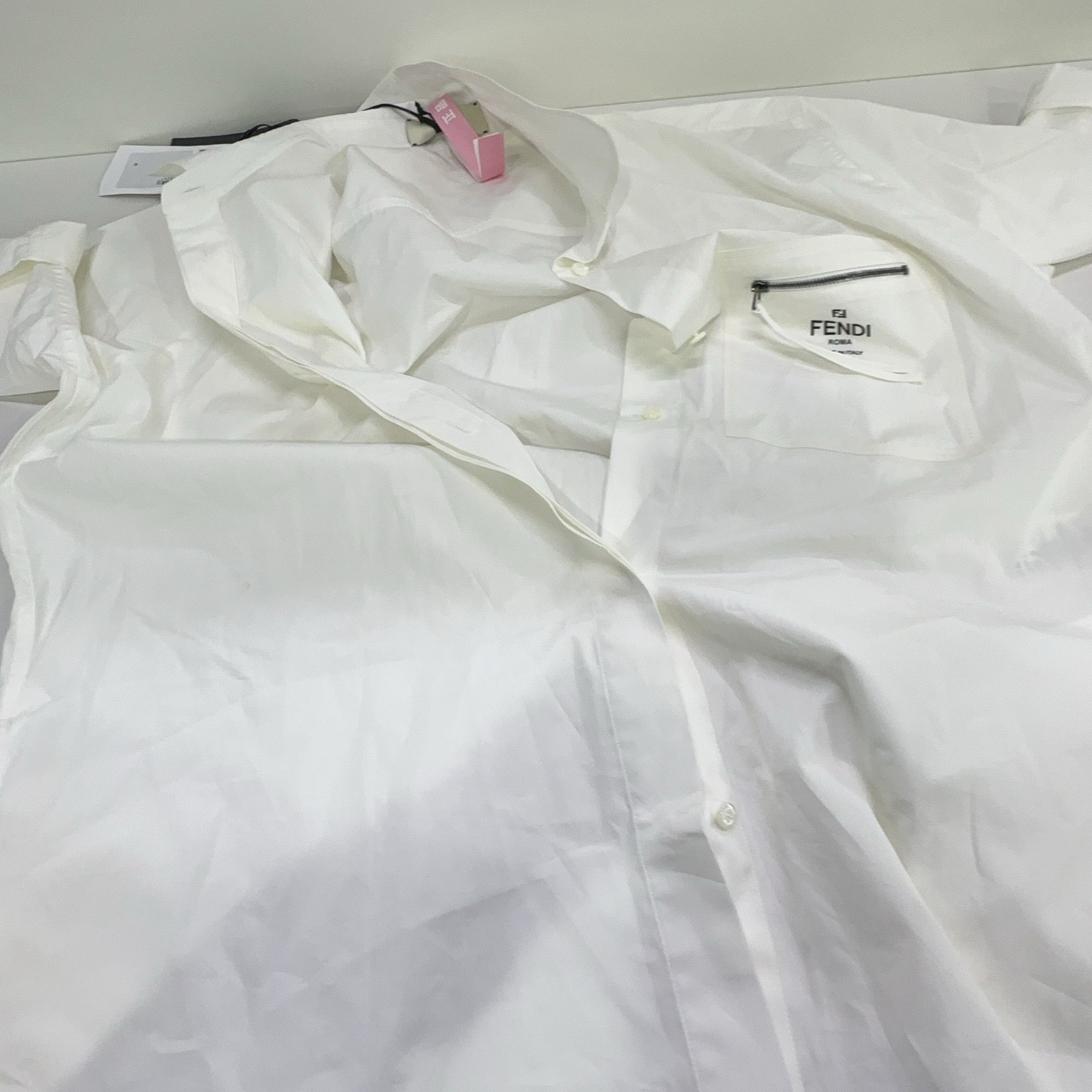 Fendi Fendi Cotton Poplin Shirt Dress Size 42 Size M / US 6-8 / IT 42-44 - 6 Thumbnail