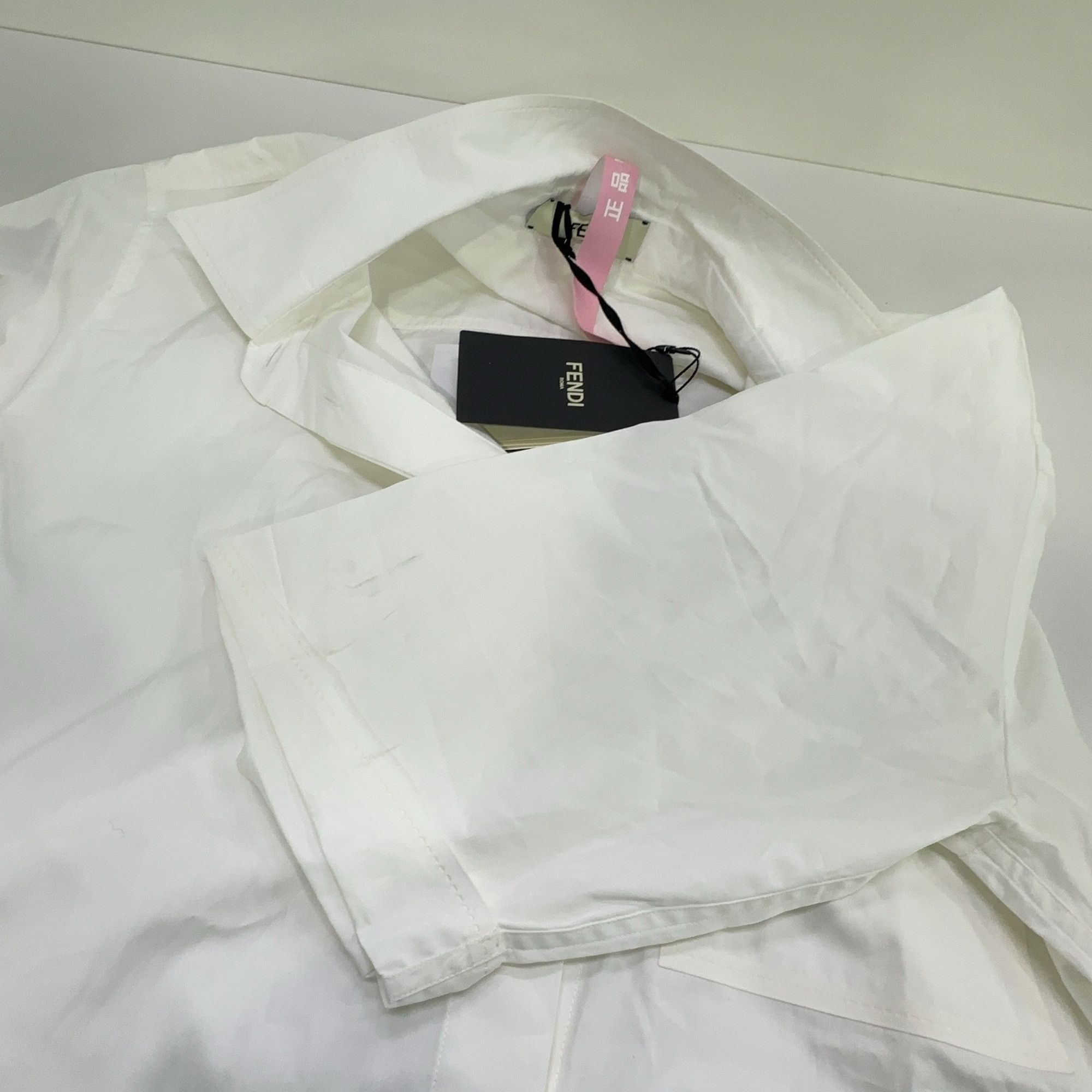 Fendi Fendi Cotton Poplin Shirt Dress Size 42 Size M / US 6-8 / IT 42-44 - 10 Thumbnail